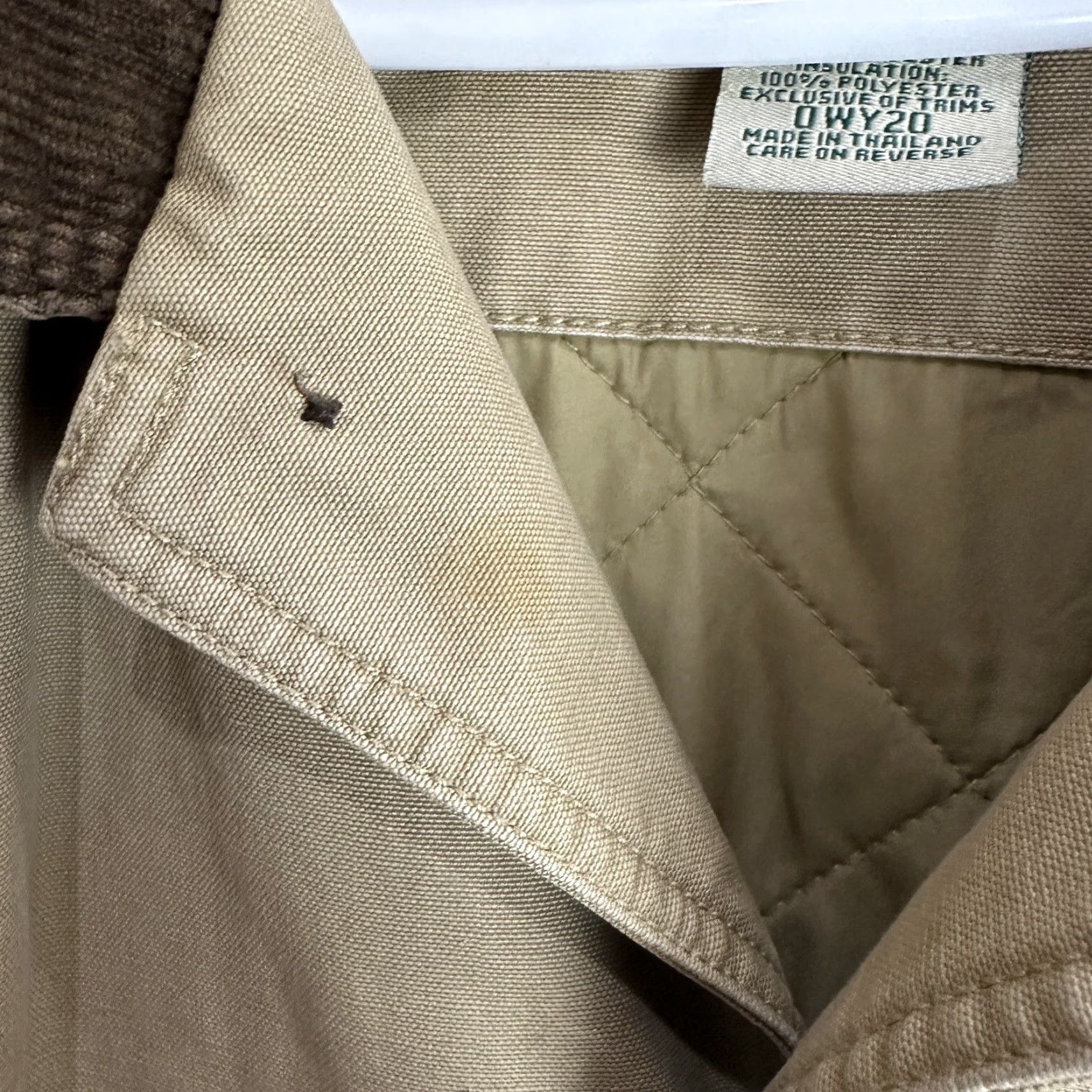 VINTAGE LL Bean Chore Coat XL Men Multicolor Overcoat Size XL