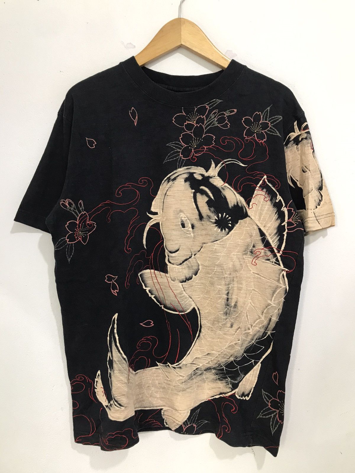 Hysteric Glamour Japanese Traditional Koi Fish Sukajan Tees Style Size US M / EU 48-50 / 2 - 1 Thumbnail