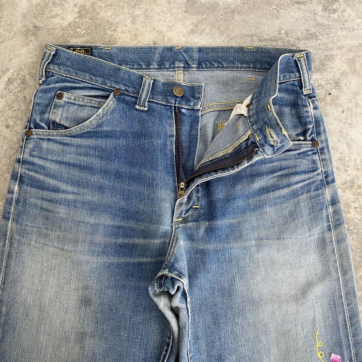 Lee Vintage 60’s Lee 101Z Faded Blue Half Selvedge Jeans Size US 30 / EU 46 - 10 Thumbnail