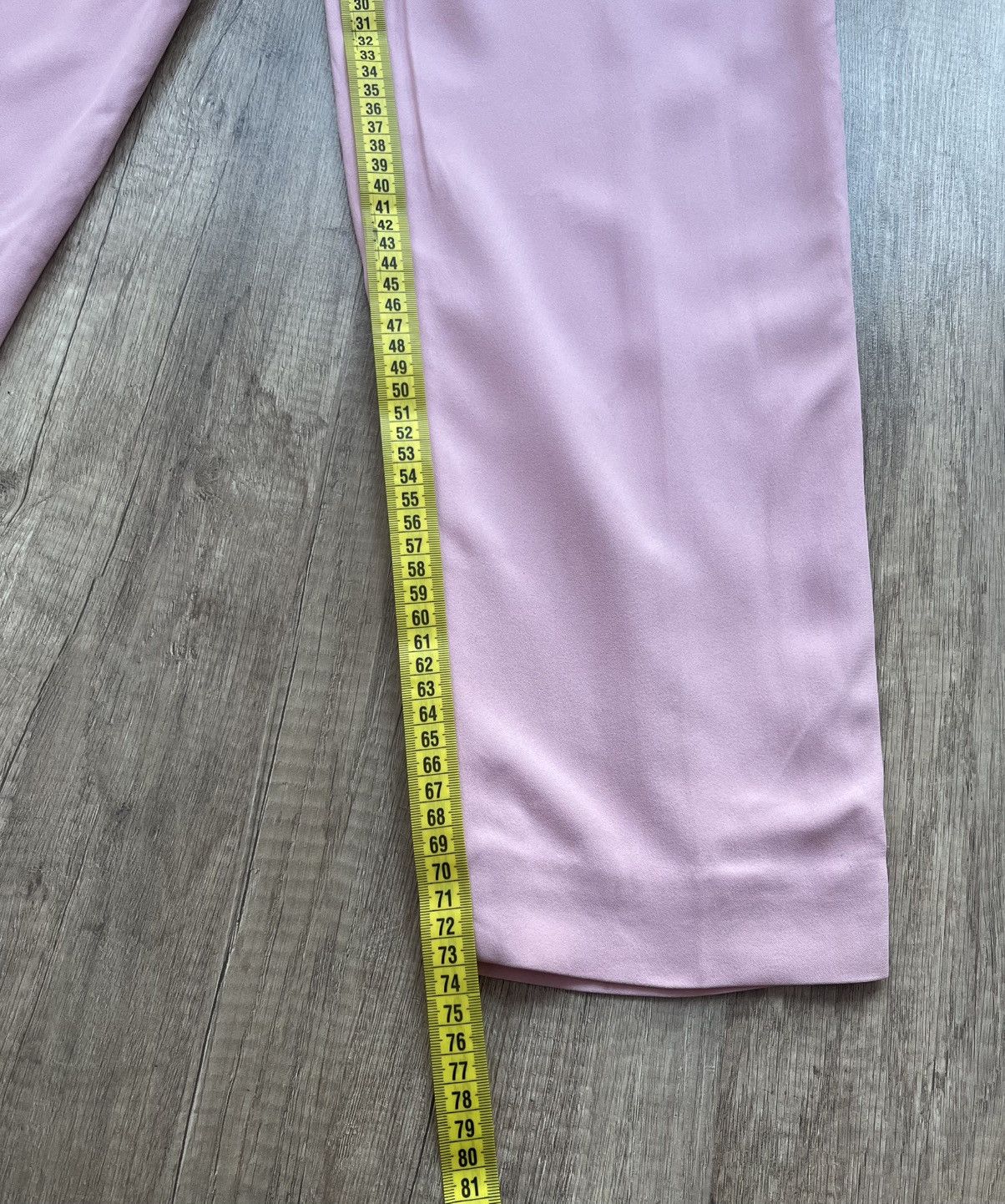 Alexander McQueen Alexander McQueen Pink Pleated High-Waist Trousers Size 36" / US 14 / IT 50 - 10 Thumbnail