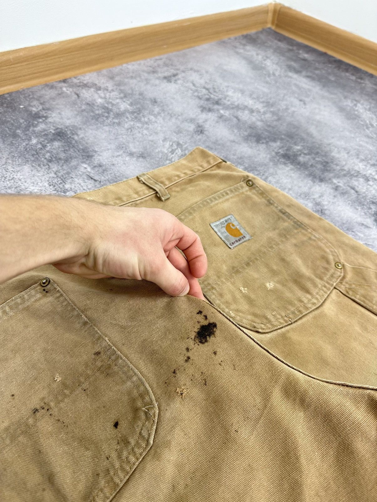 Carhartt Vintage 80s Carhartt 100 Year Anniversary USA Utility Pants Size US 38 / EU 54 - 7 Thumbnail
