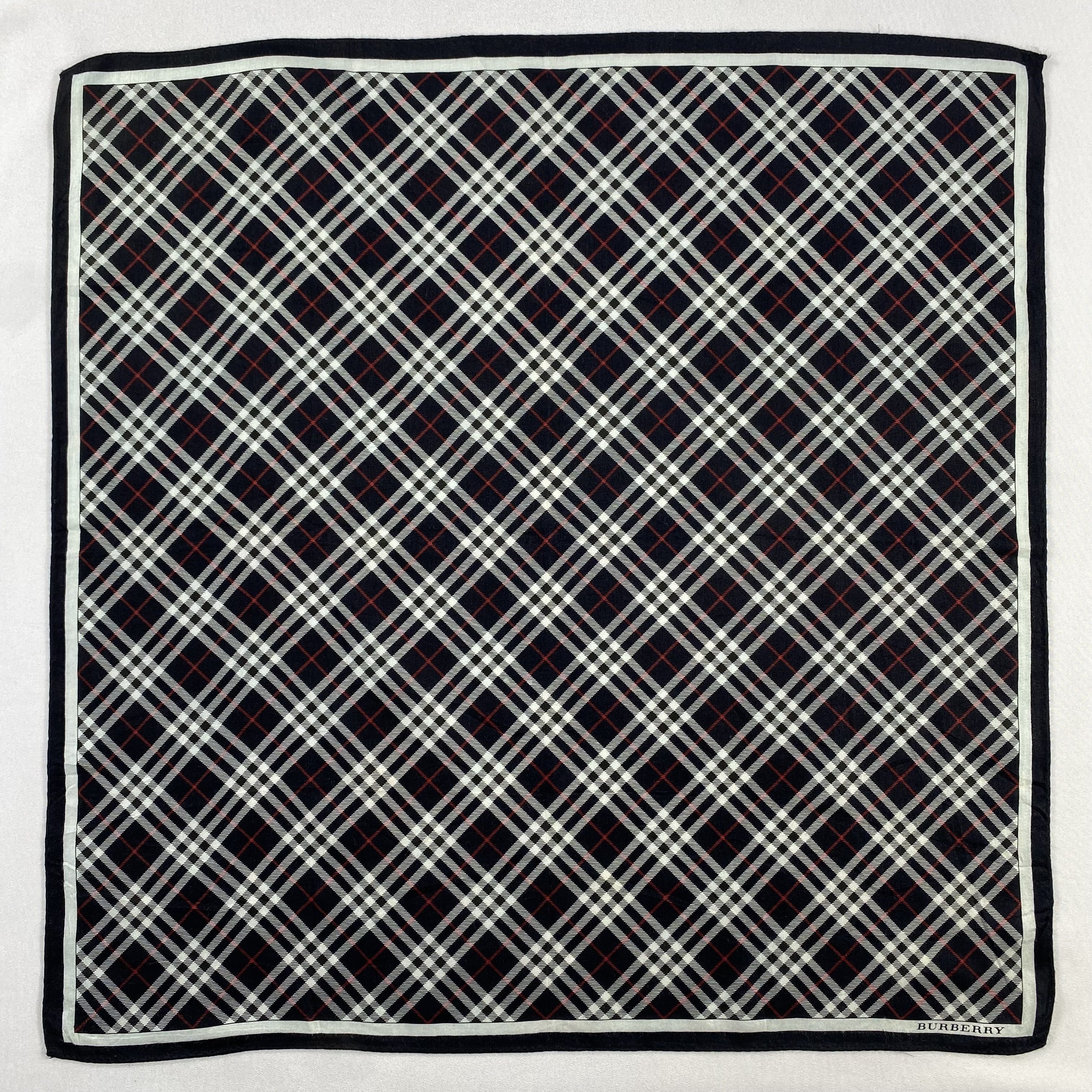 Burberry × Vintage Burberry Handkerchief / Neckerchief / Bandana-P1896 Size ONE SIZE - 1 Thumbnail