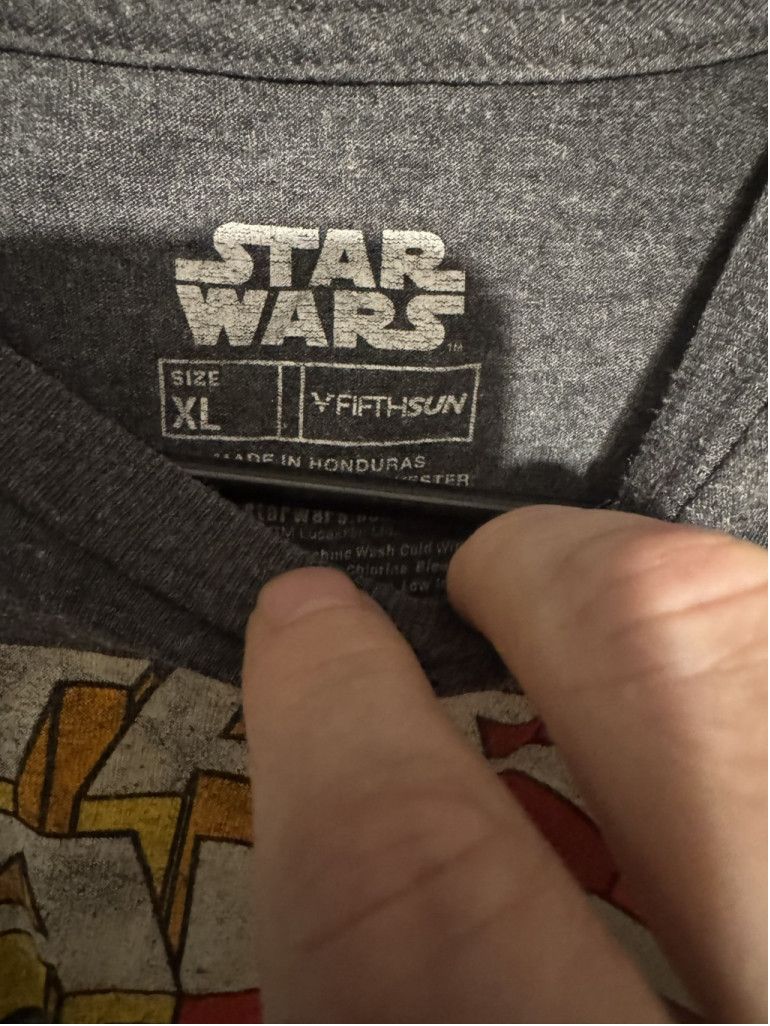 Star Wars Star Wars Logo Darth Vader T-Shirt Men's Size XL Black Size US XL / EU 56 / 4 - 3 Thumbnail