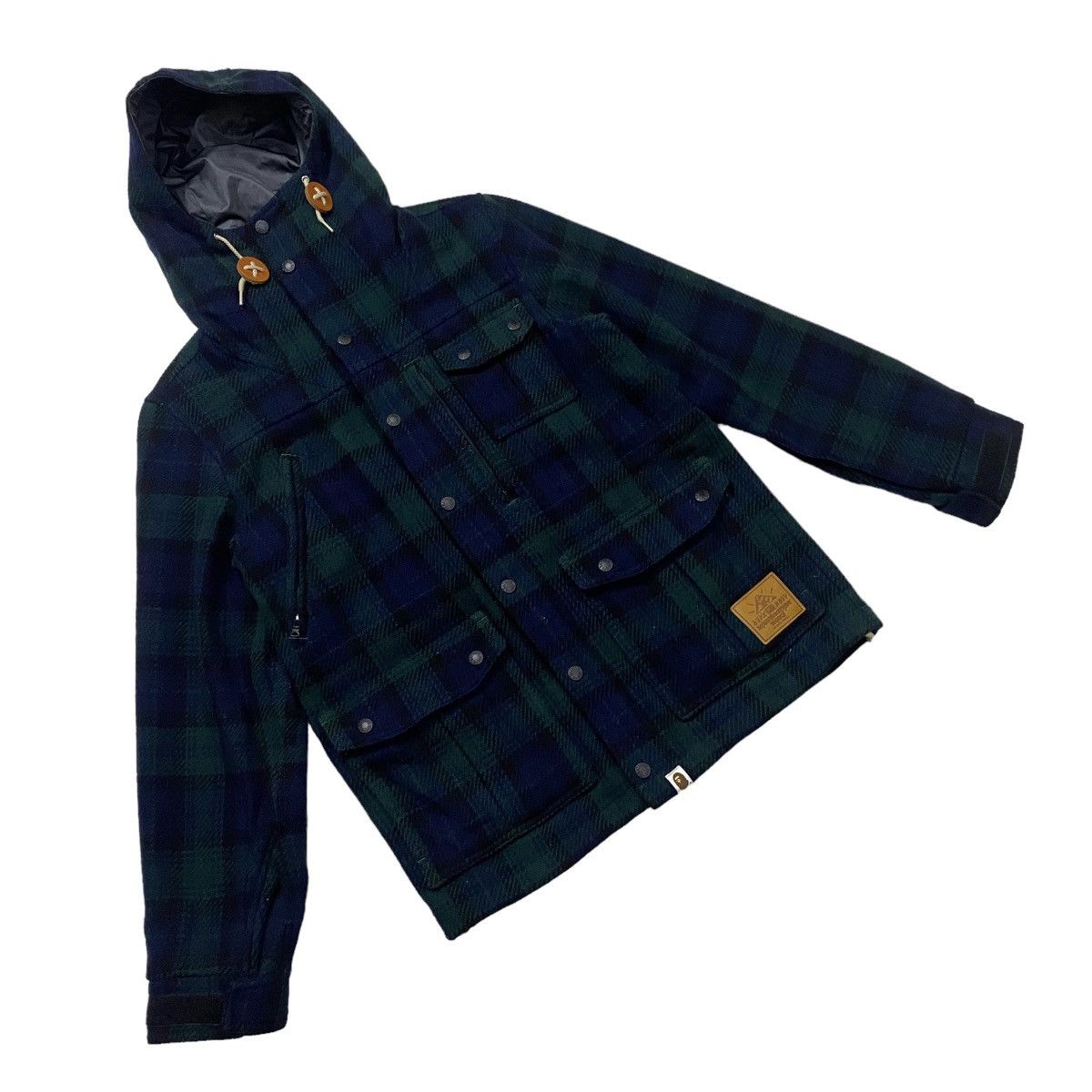 Bape BAPE X Gore windstopper check hoodie jacket Size US S / EU 44-46 / 1 - 2 Thumbnail