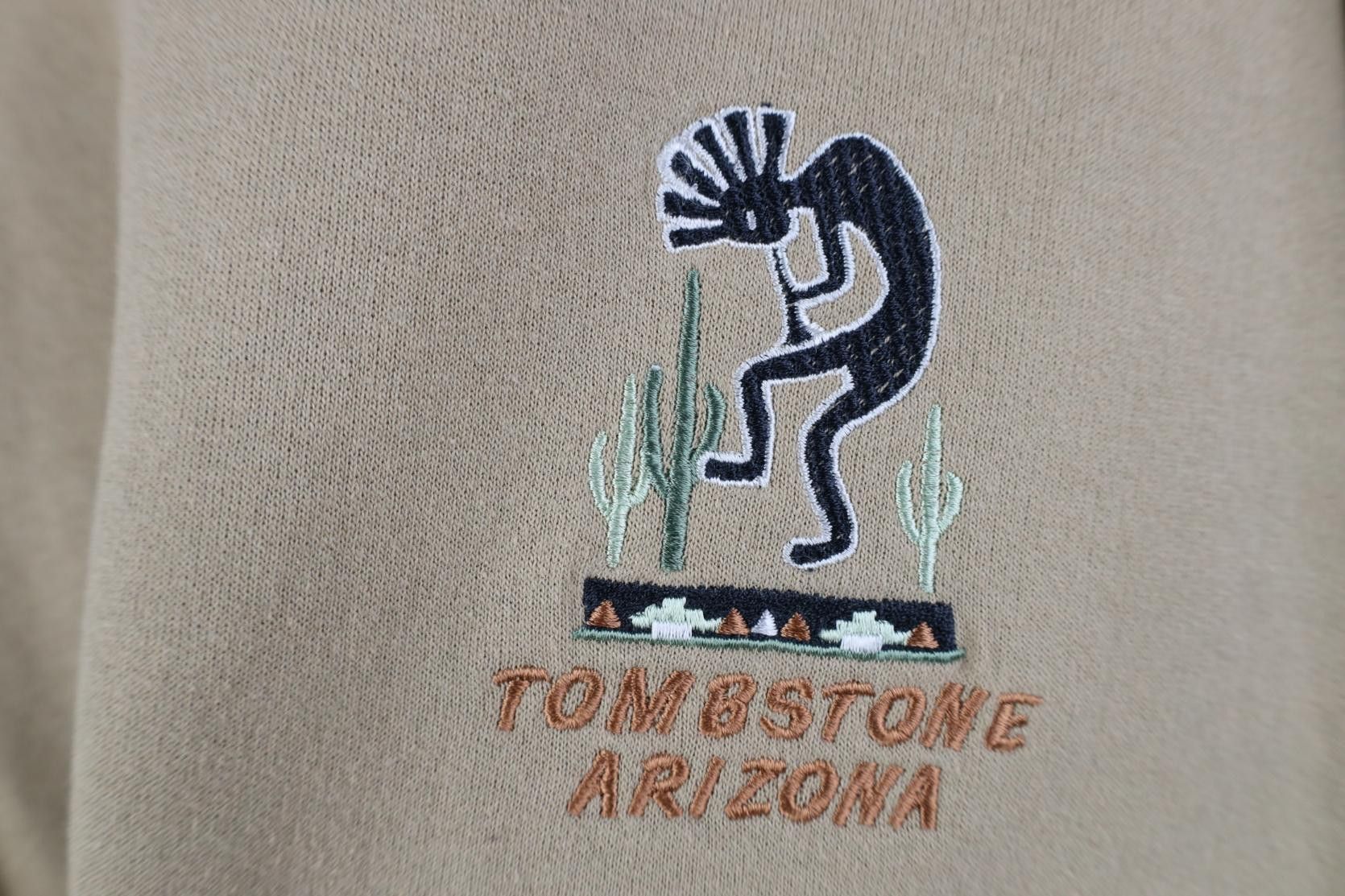 Vintage Vintage 90s Y2K Streetwear Tombstone Arizona Sweatshirt Size US XL / EU 56 / 4 - 4 Thumbnail