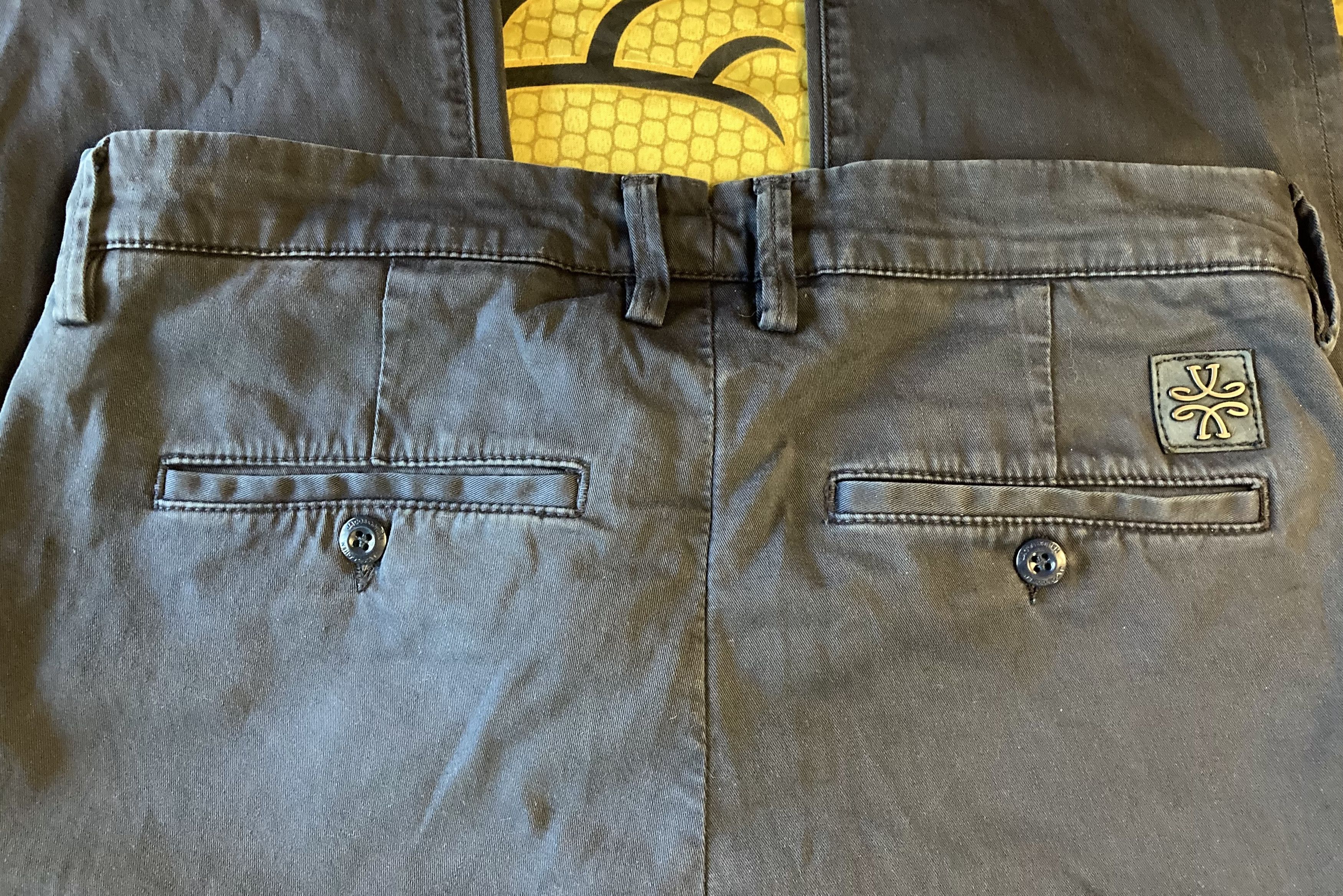 Jacob Cohen Jacob Cohen Bobby Slim Fit Luxury Chino Navy Size US 32 / EU 48 - 3 Thumbnail