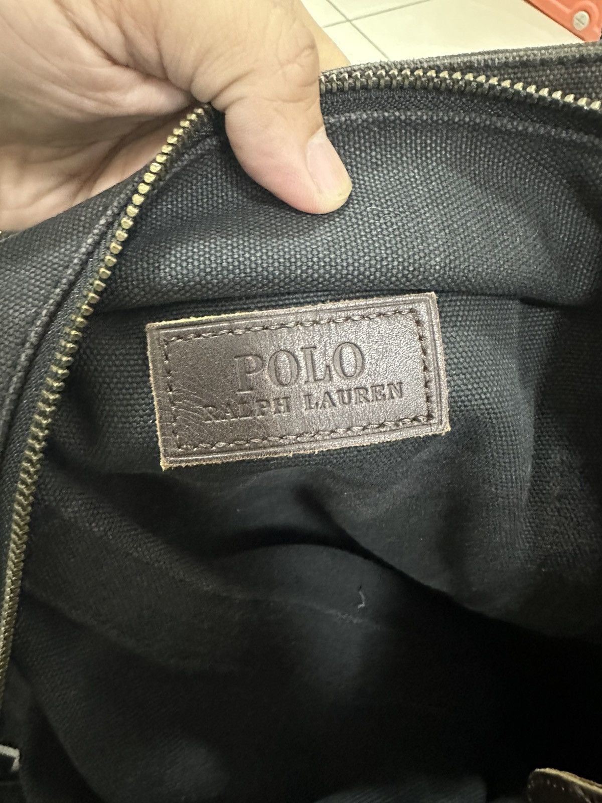 Polo Ralph Lauren VTG Polo Ralph Lauren Canvas Tote Bag Embroidered Big Pony Size ONE SIZE - 5 Thumbnail