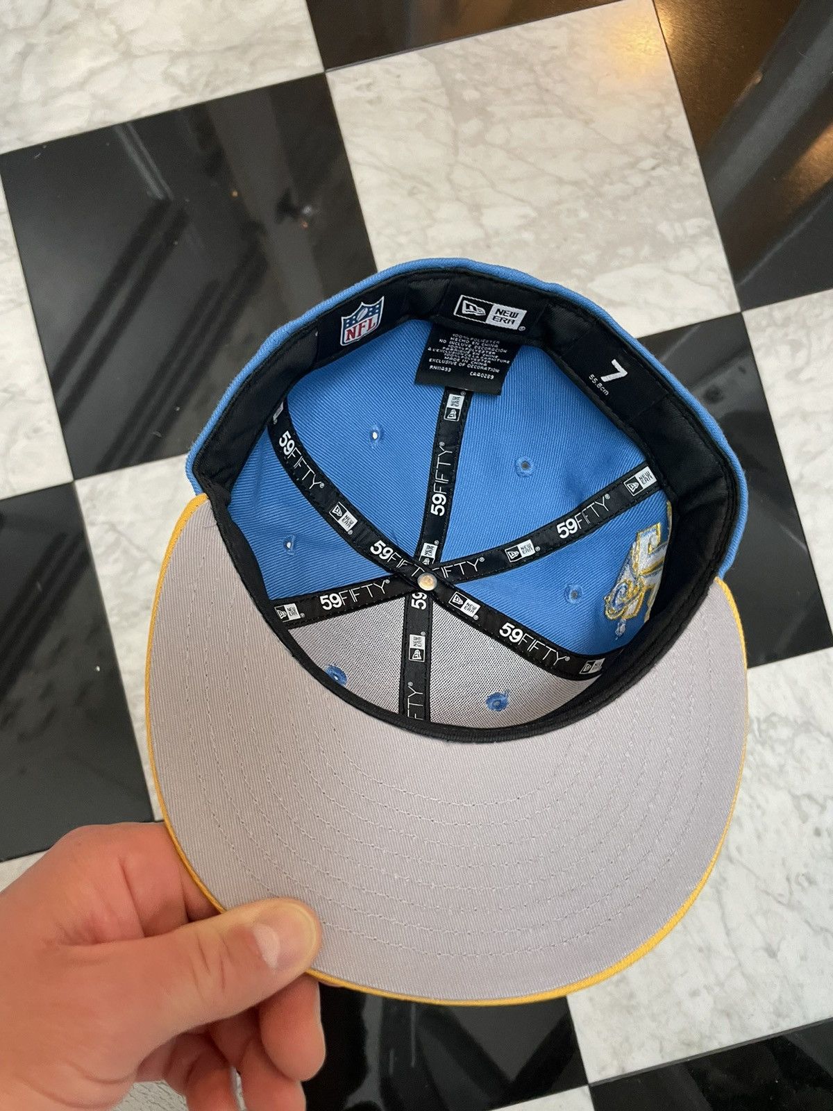 New Era 🔥 Exclusive Rams fitted hat size 7 Size ONE SIZE - 4 Thumbnail