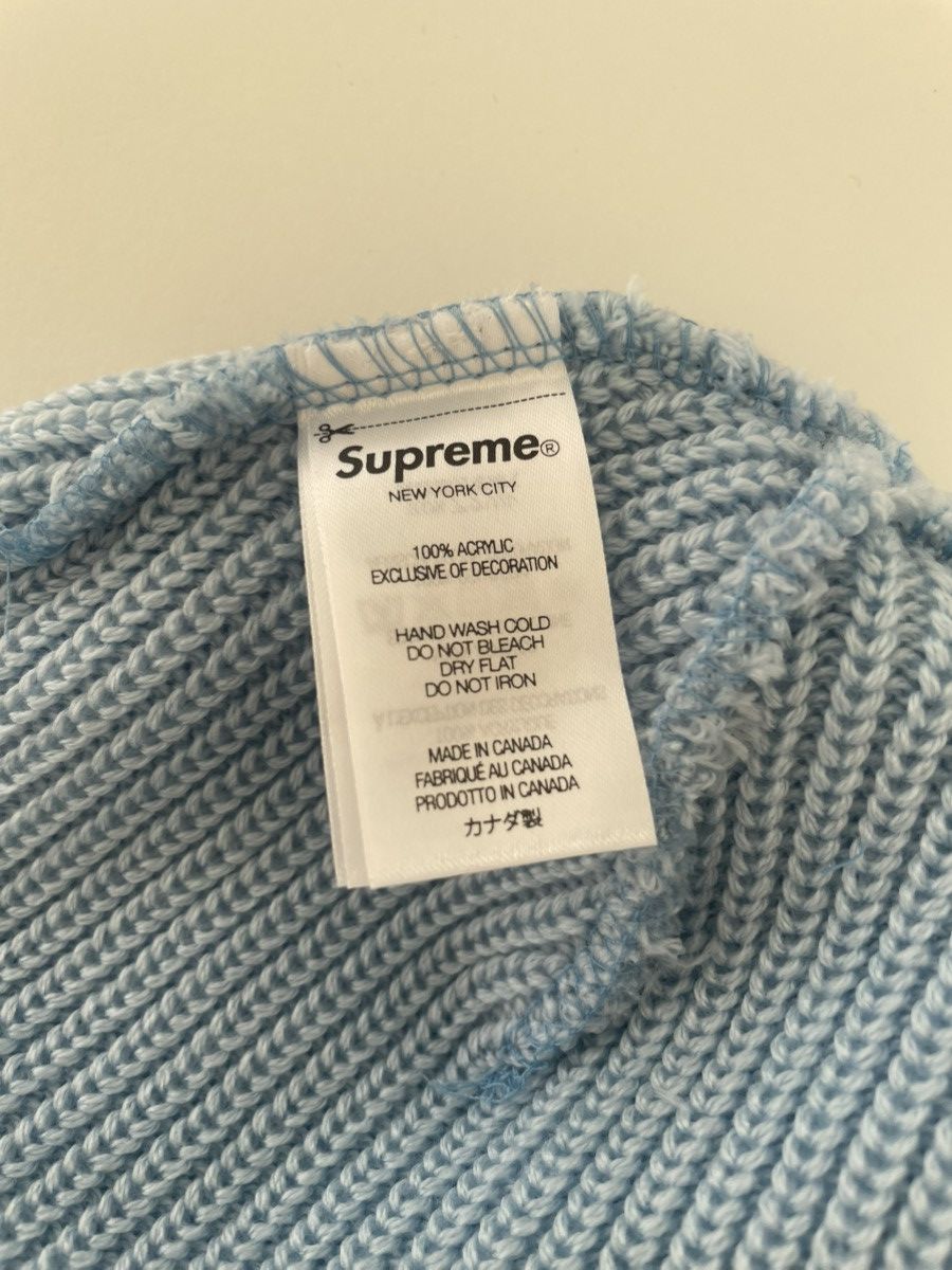 Supreme Baby blue supreme beanie Size ONE SIZE - 3 Thumbnail