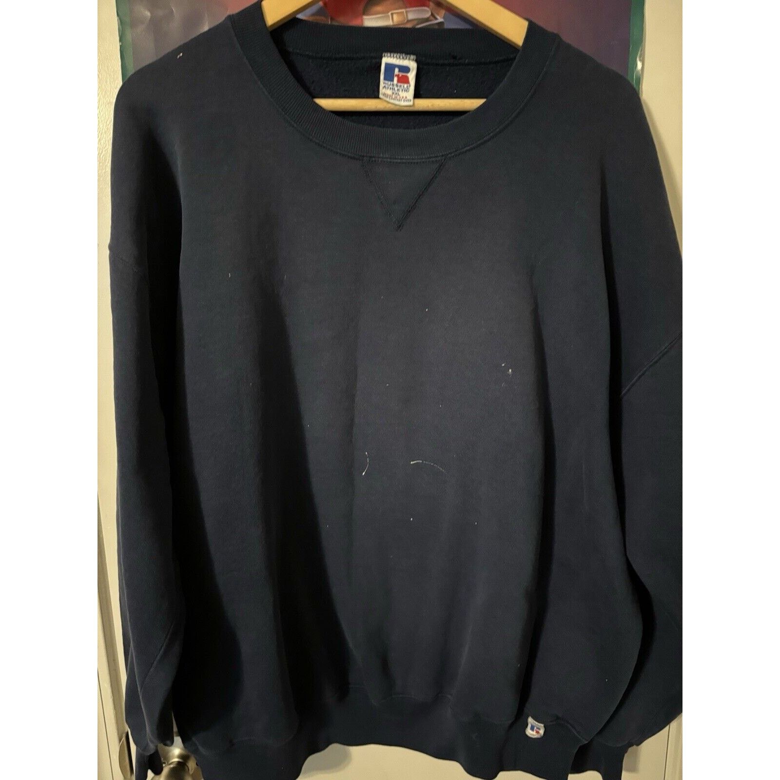Vintage Vintage Faded Blue Blank customized crewneck Size 2XL Size US XXL / EU 58 / 5 - 3 Thumbnail