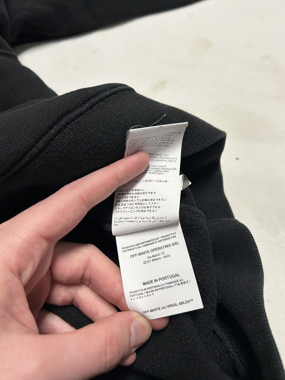 Off-White FW2018 Kidmograph Spray Logo Crewneck Sweatshirt Size US M / EU 48-50 / 2 - 6 Thumbnail