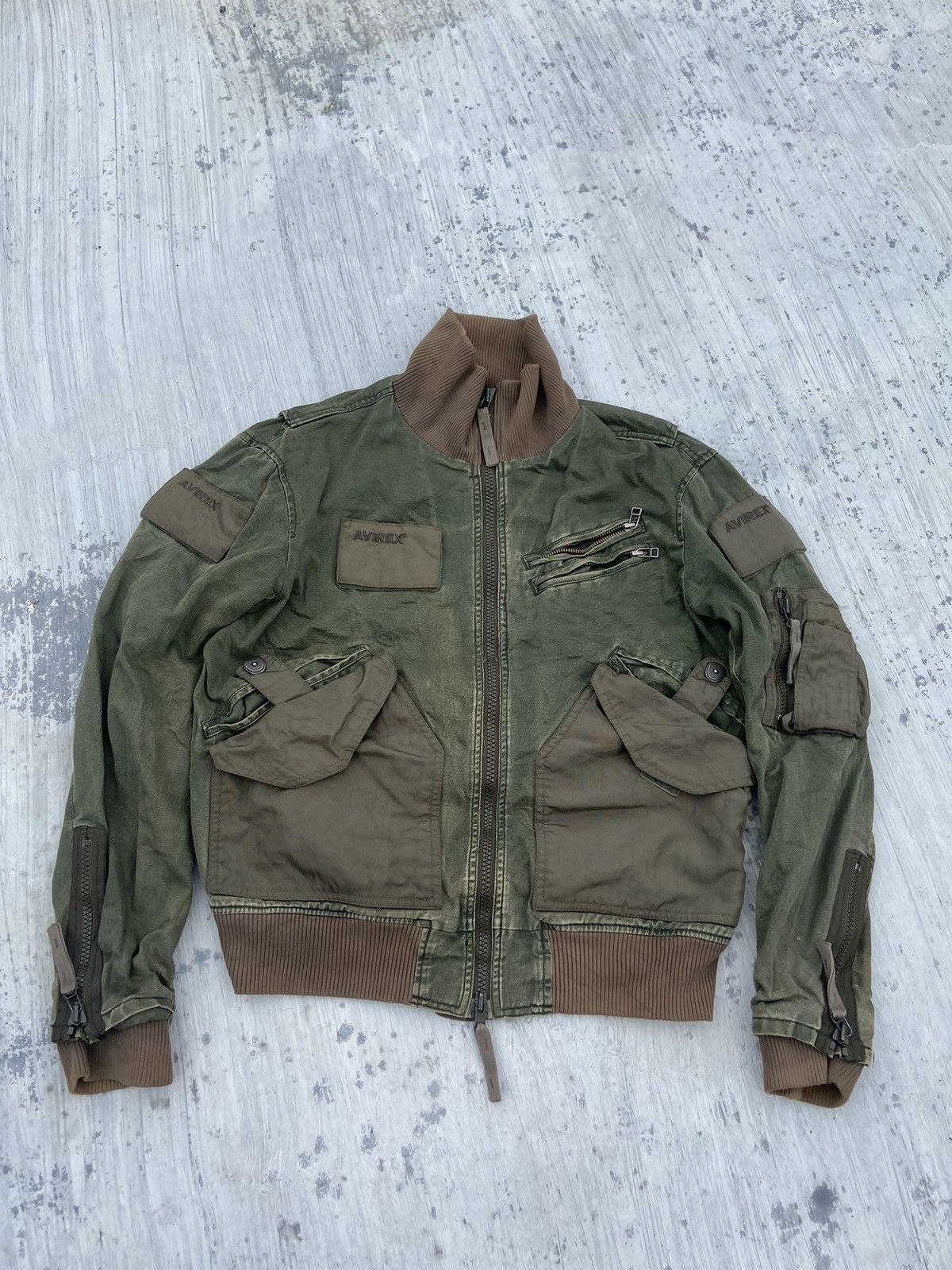 Avirex × Japanese Brand × Vintage Avirex Tactical Jacket bomber Size US L / EU 52-54 / 3 - 2 Thumbnail