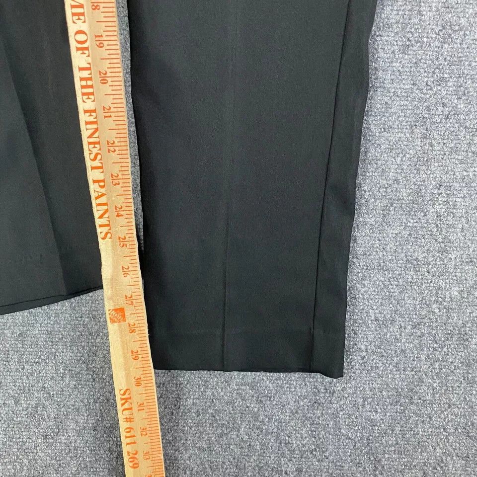 Izod Izod Slacks Men's 34x30 Slim Fit Polyester Black Dress Pants Size US 34 / EU 50 - 4 Thumbnail
