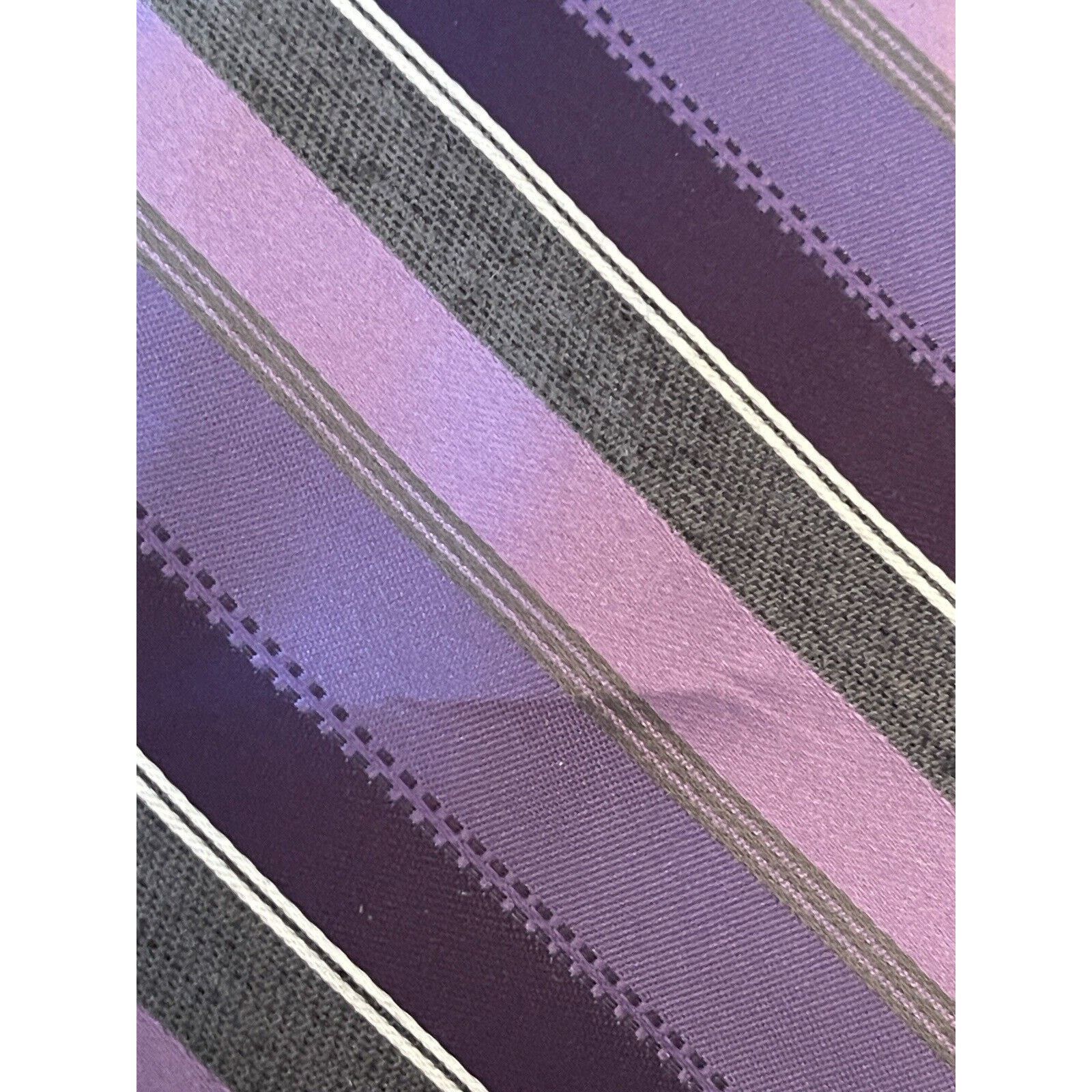 J Ferrar J. Ferrar Purple Gray 94% Polyester 6% Cotton Made In China Size ONE SIZE - 9 Thumbnail