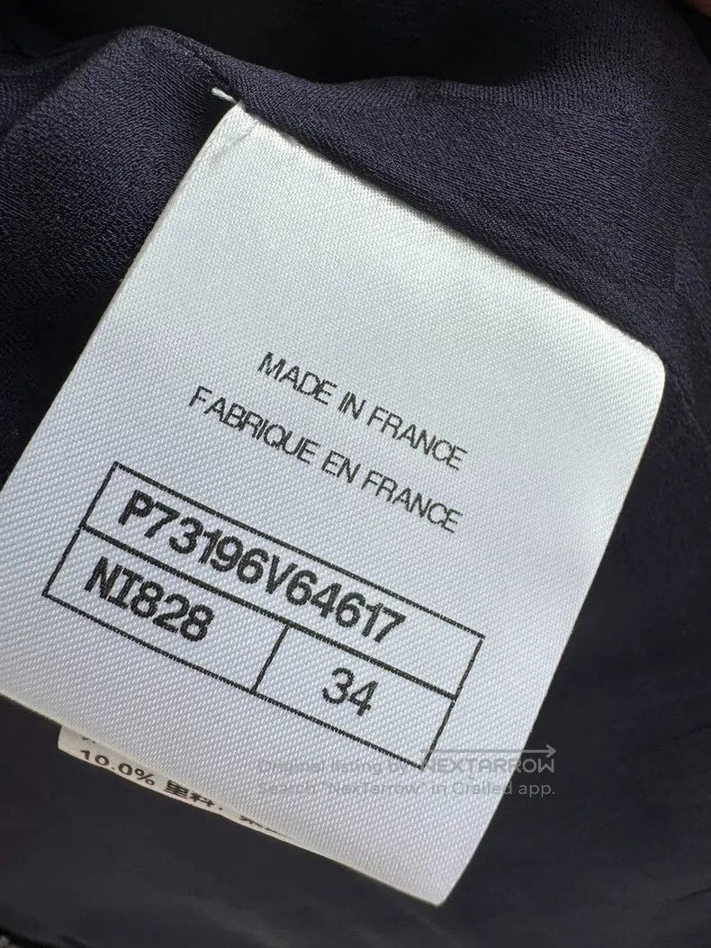 Chanel Chanel 22A woven stitched tweed coat Size XXS / US 00 / IT 34 - 5 Thumbnail