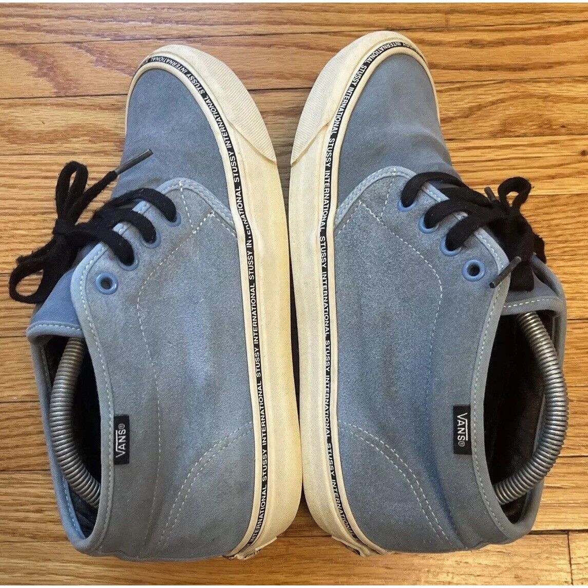 Stussy Mens Size 8 (W9.5) Stussy x Vans Chukka LX Skate Shoes Washe Size US 8 / EU 41 - 4 Thumbnail