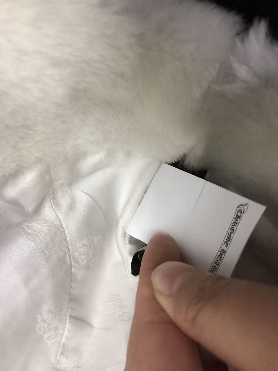 Chrome Hearts Chrome Hearts Silver Button White Fur Hat With Ear Flaps Size ONE SIZE - 15 Thumbnail