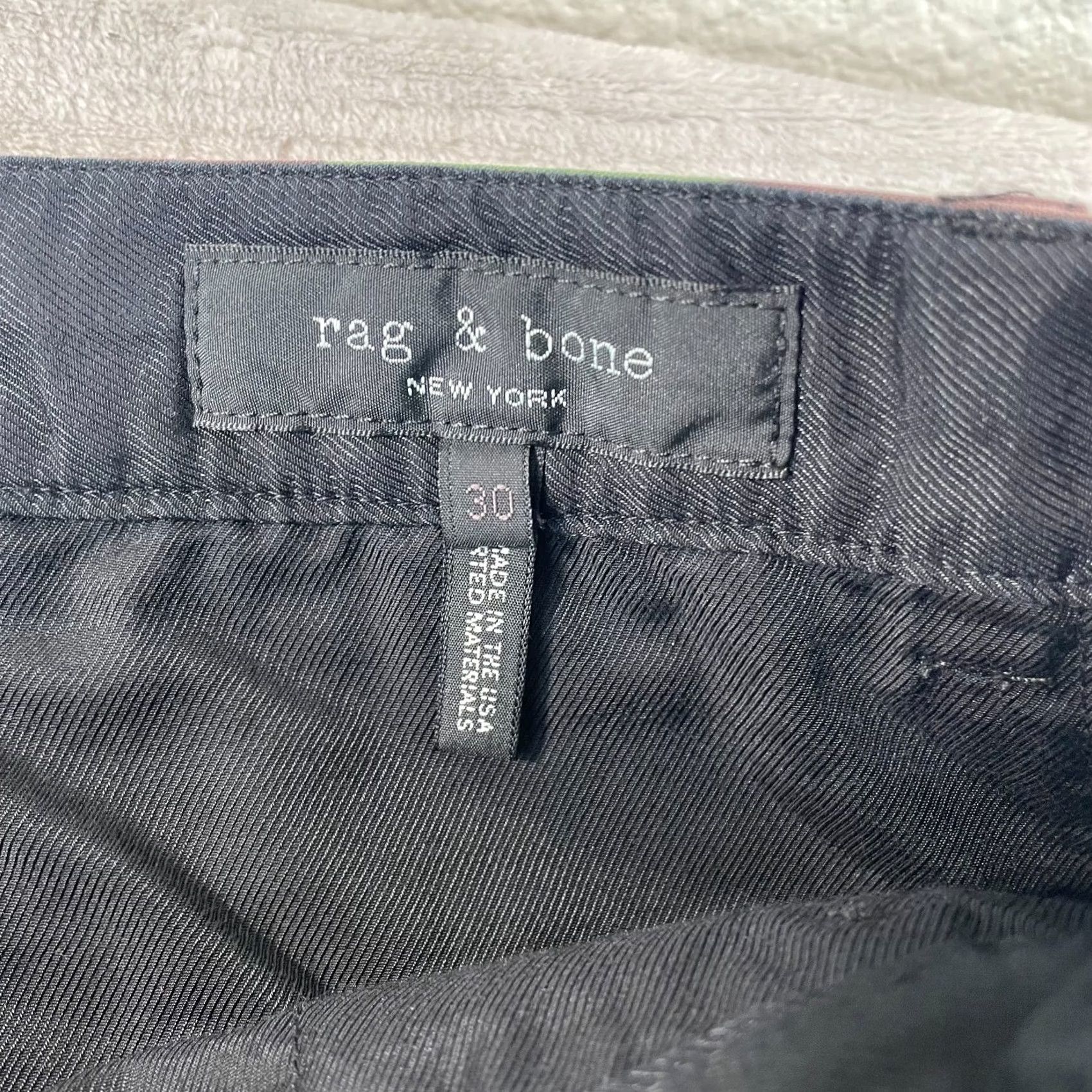 Rag & Bone Rag & Bone Pants Men 30x29.5 Multi Camo Tapered Button Fly Size US 30 / EU 46 - 2 Thumbnail