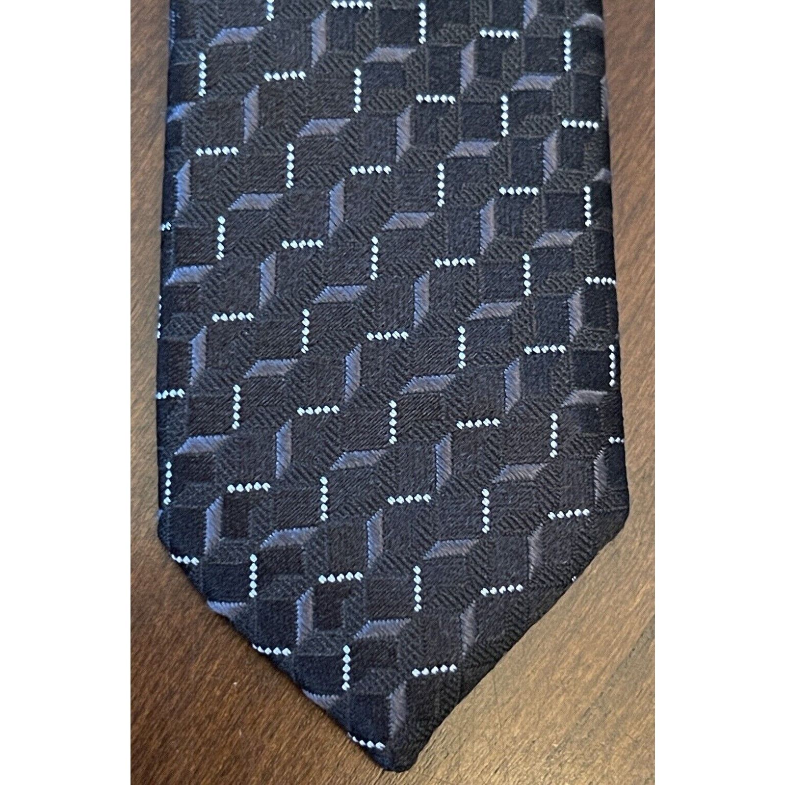 DKNY Dkny Black 100% Silk Men’s Neck Tie Made In China Size ONE SIZE - 6 Thumbnail