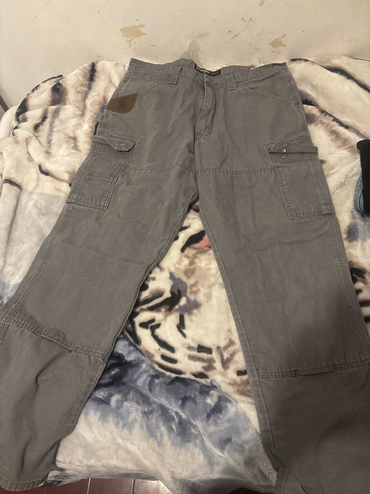 Wrangler Grey Wrangler riggs workwear Size US 36 / EU 52 - 1 Thumbnail