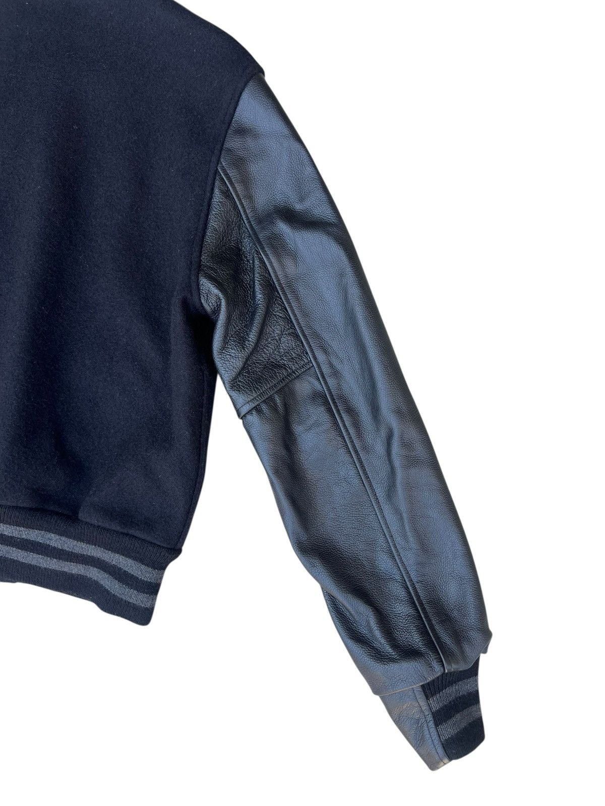 The Brooklyn Circus 2013 The Brooklyn Circus Leather Sleeve Varsity Jacket Size US XS / EU 42 / 0 - 21 Thumbnail