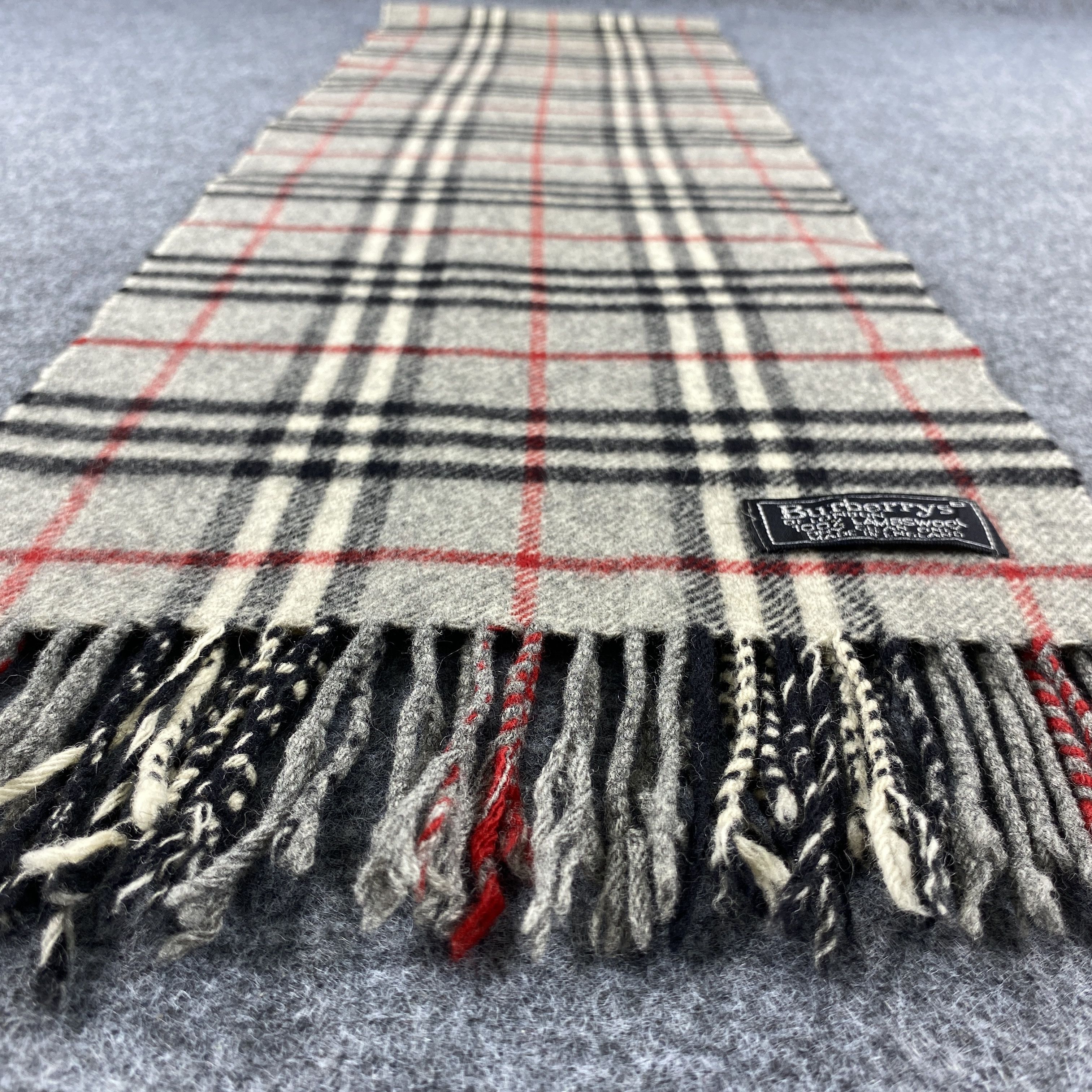 Burberry × Vintage GF10386 Burberry Scarf Neck Wear Muffler Nova Check Size ONE SIZE - 7 Thumbnail