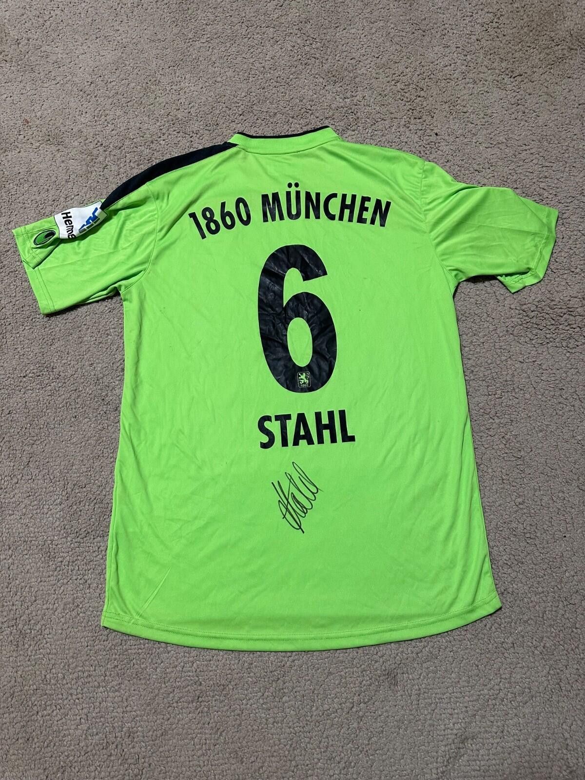 Other TSV 1860 München 2013-14 Third Kit STAHL #6 Player Issue Size US L / EU 52-54 / 3 - 7 Thumbnail