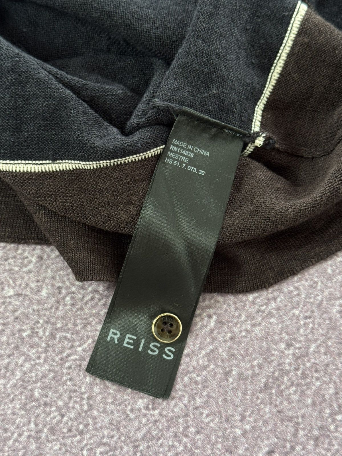 Reiss Reiss Old Money Vibe Glamour Luxury Polo Shirt Size US L / EU 52-54 / 3 - 11 Thumbnail