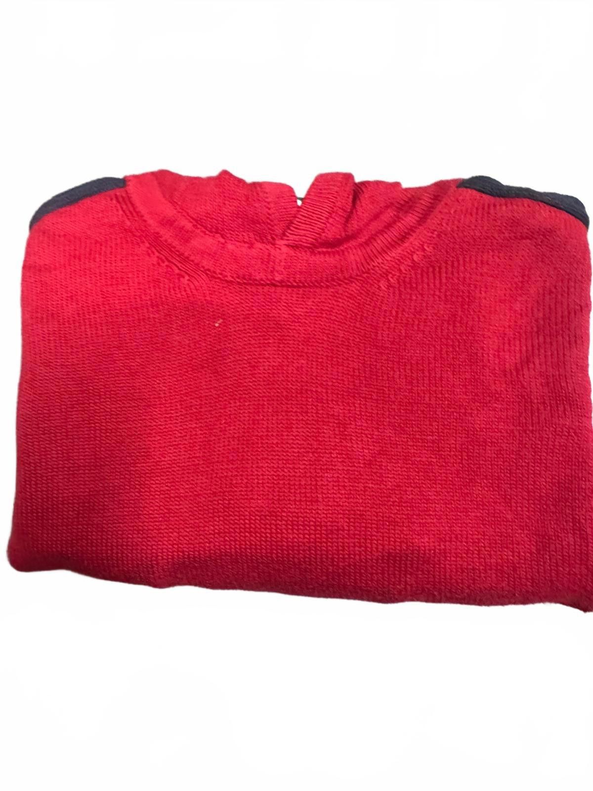 Tommy Hilfiger Tommy Hilfiger Red Hooded Sweatshirt Size US M / EU 48-50 / 2 - 4 Thumbnail