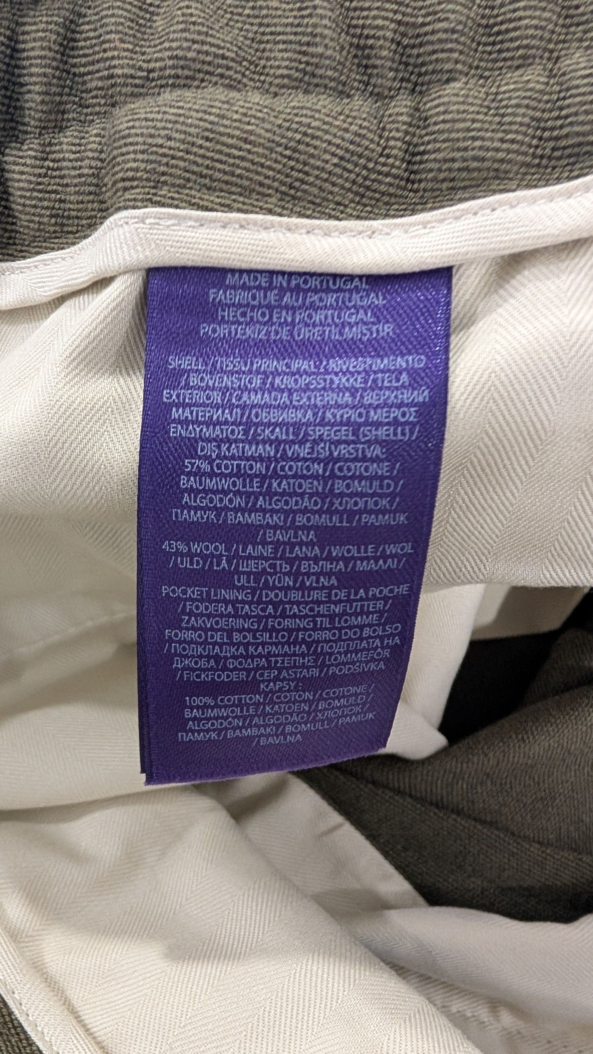 Ralph Lauren Purple Label Ralph Lauren Purple Label Davis Dress Trousers 38 Olive Size US 38 / EU 54 - 14 Thumbnail