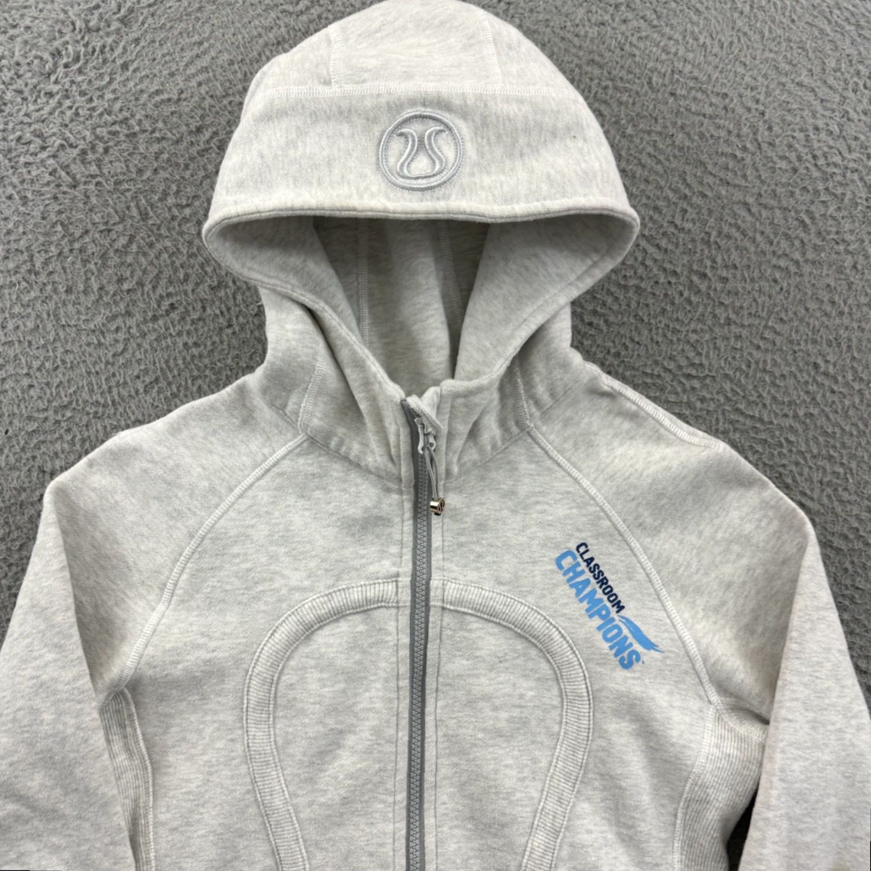 Lululemon Lululemon Scuba Hoodie Womens 6 Gray Full Zip Sweatshirt Athletic Outdoor Jacket Size M / US 6-8 / IT 42-44 - 3 Thumbnail