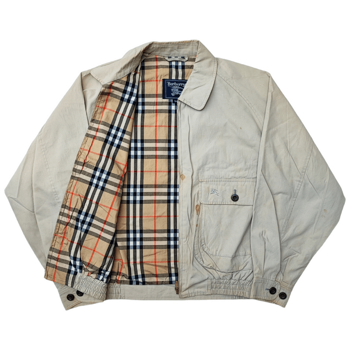 Vintage burberry nova hotsell check harrington jacket