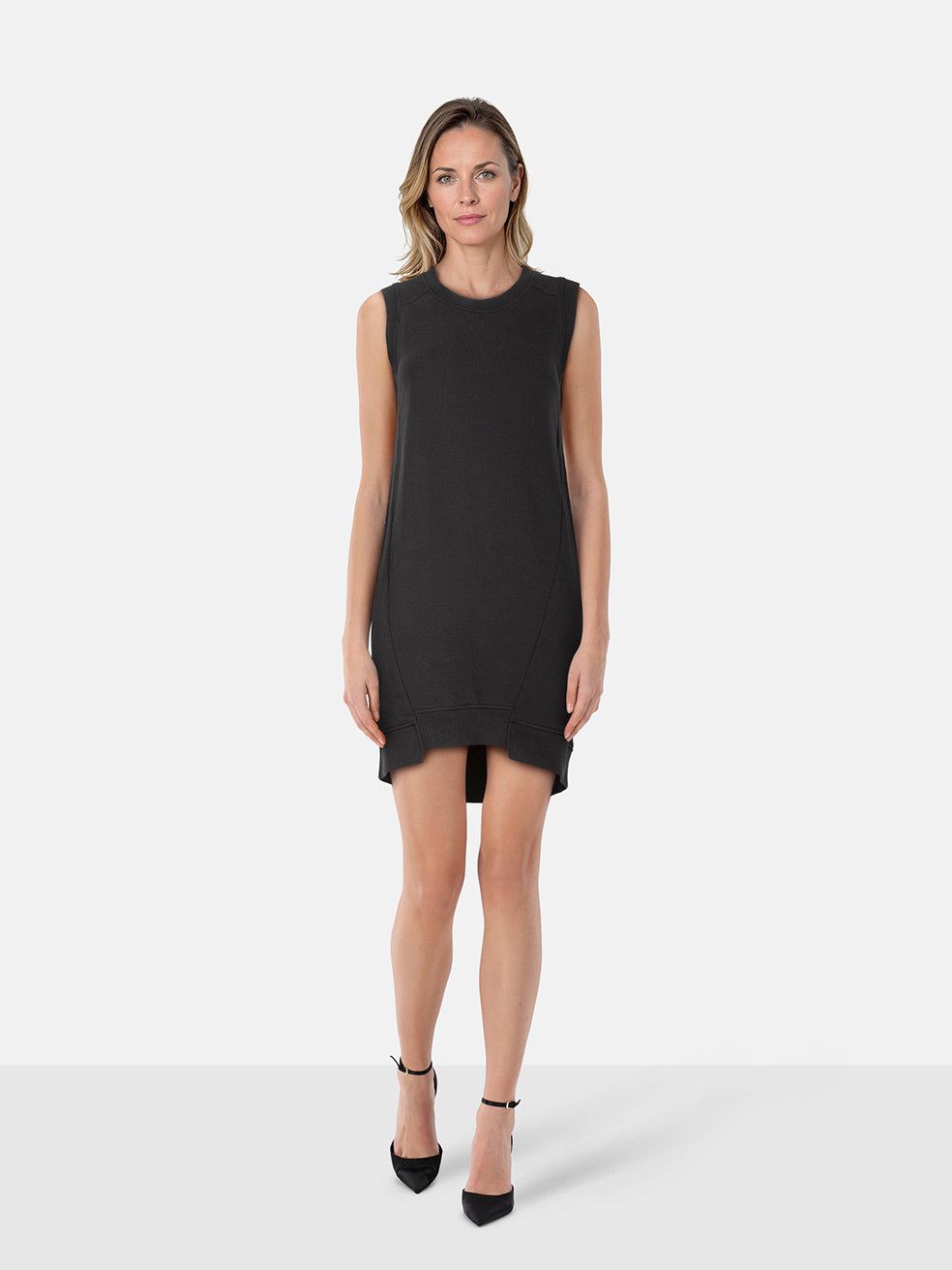 Maison Margiela MM6 Black Sleeveless Mini Dress Size XS / US 0-2 / IT 36-38 - 1 Thumbnail