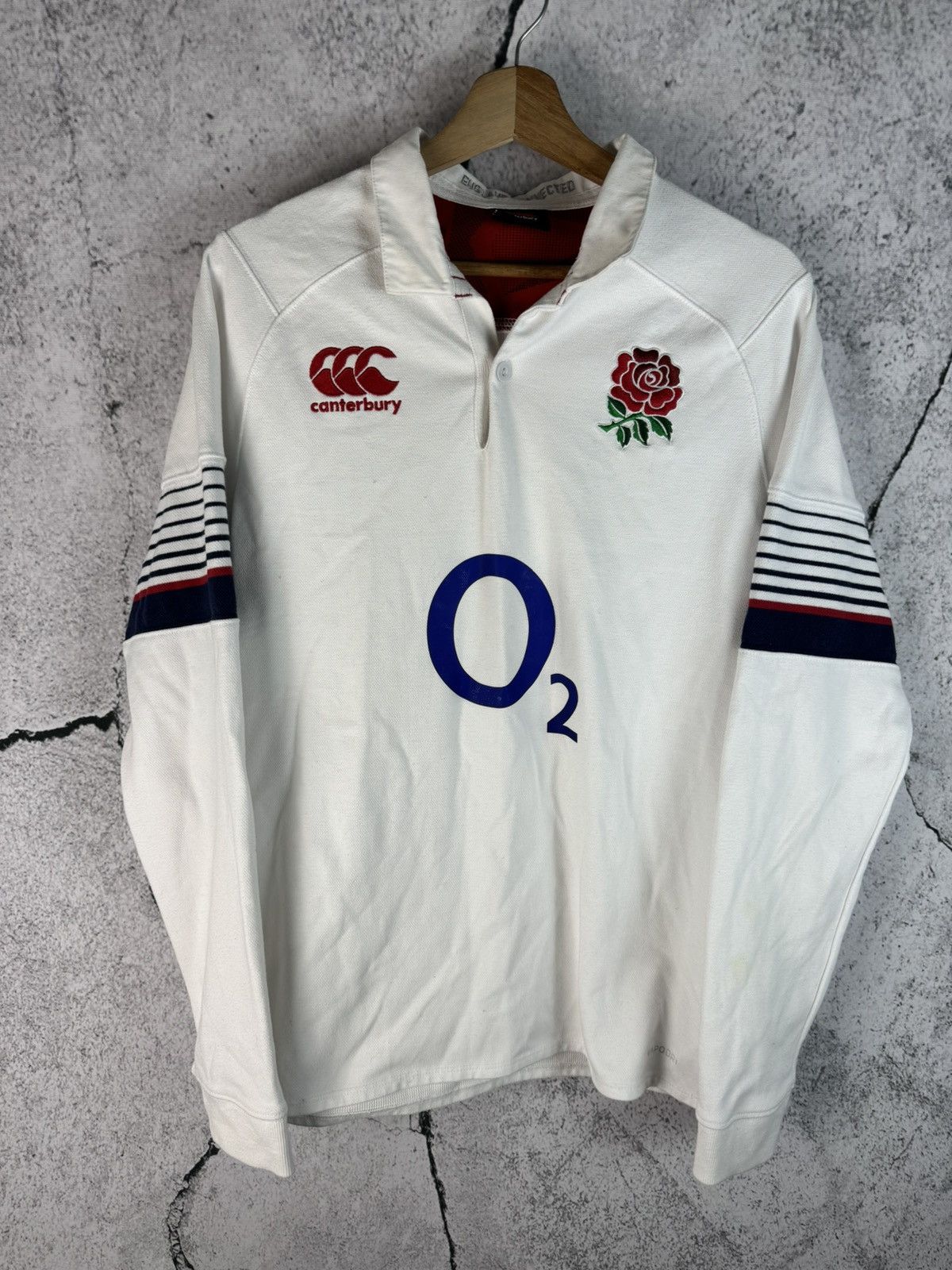 Canterbury of New Zealand Vintage Canterbury England Rugby Union Long Sleeve Jersey. Size US S / EU 44-46 / 1 - 1 Thumbnail