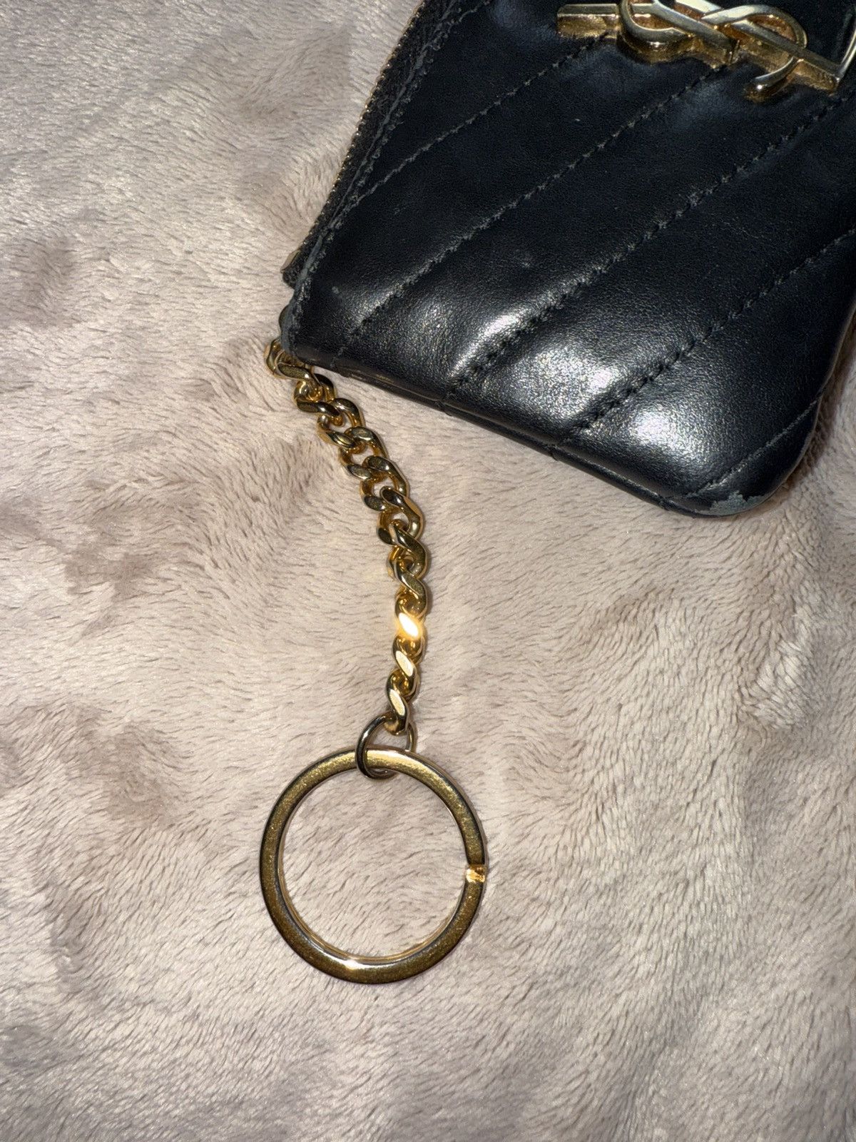 Yves Saint Laurent YSL CASSANDRE MATELASSÉ KEY POUCH IN SMOOTH LEATHER Size ONE SIZE - 5 Thumbnail