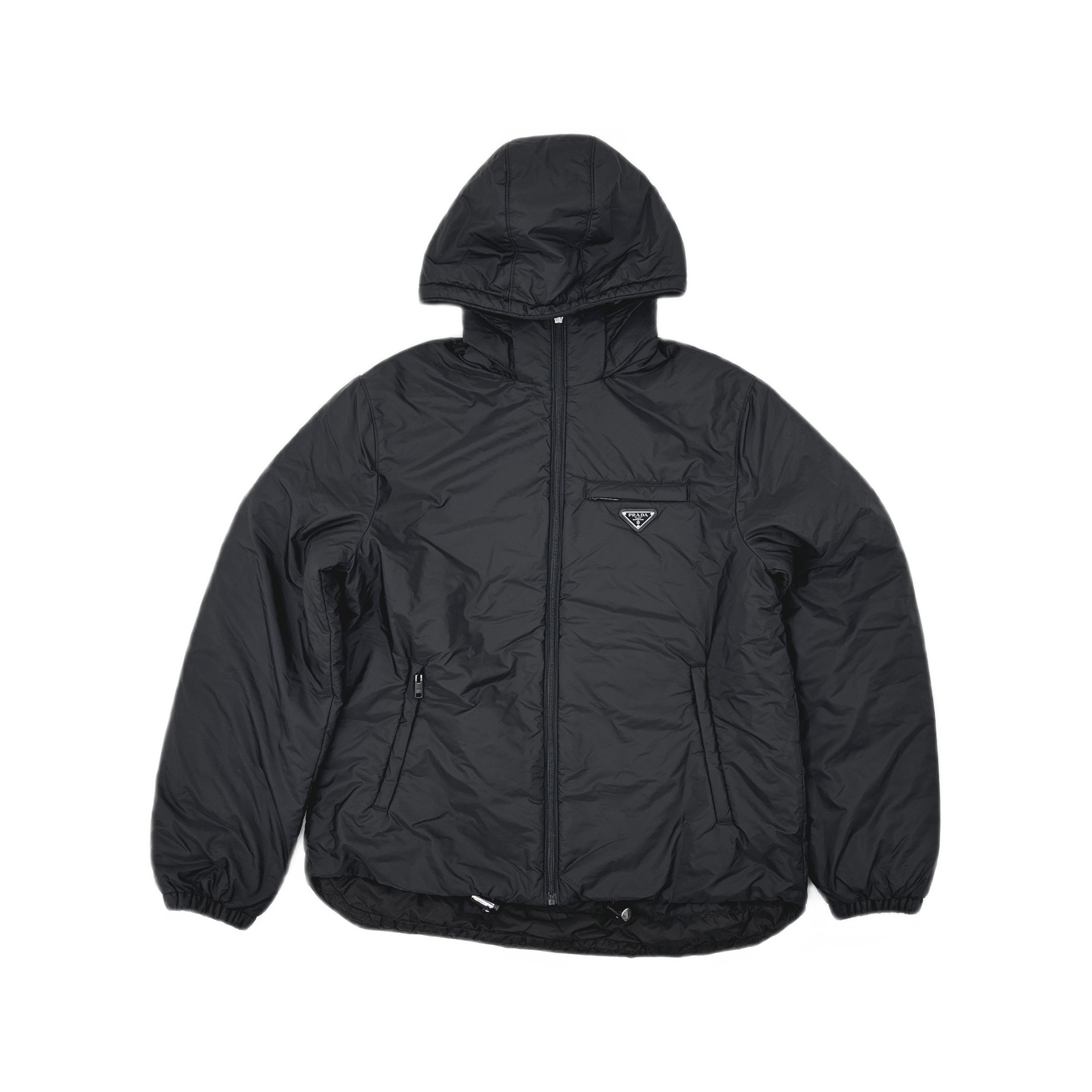 Prada Prada Re-Nylon Hooded Puffer Jacket Size XL Size US XL / EU 56 / 4 - 1 Thumbnail