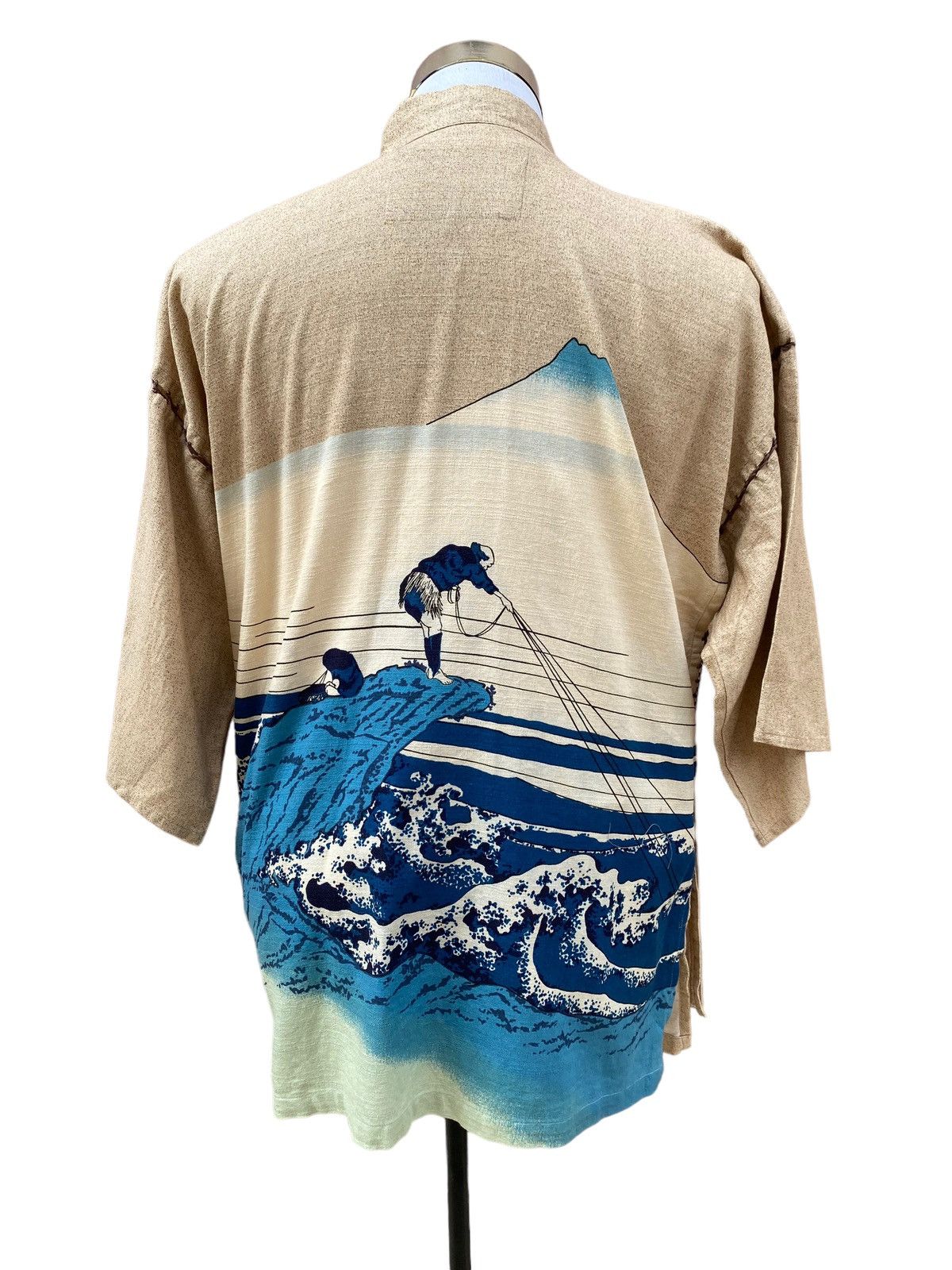 Vintage Vintage Kimono Jinbe Ukiyo Tsunami Rider Size US L / EU 52-54 / 3 - 2 Thumbnail