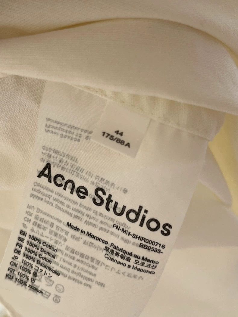 Acne Studios acne studios size:34 white blouse Size US XXS / EU 40 - 5 Thumbnail