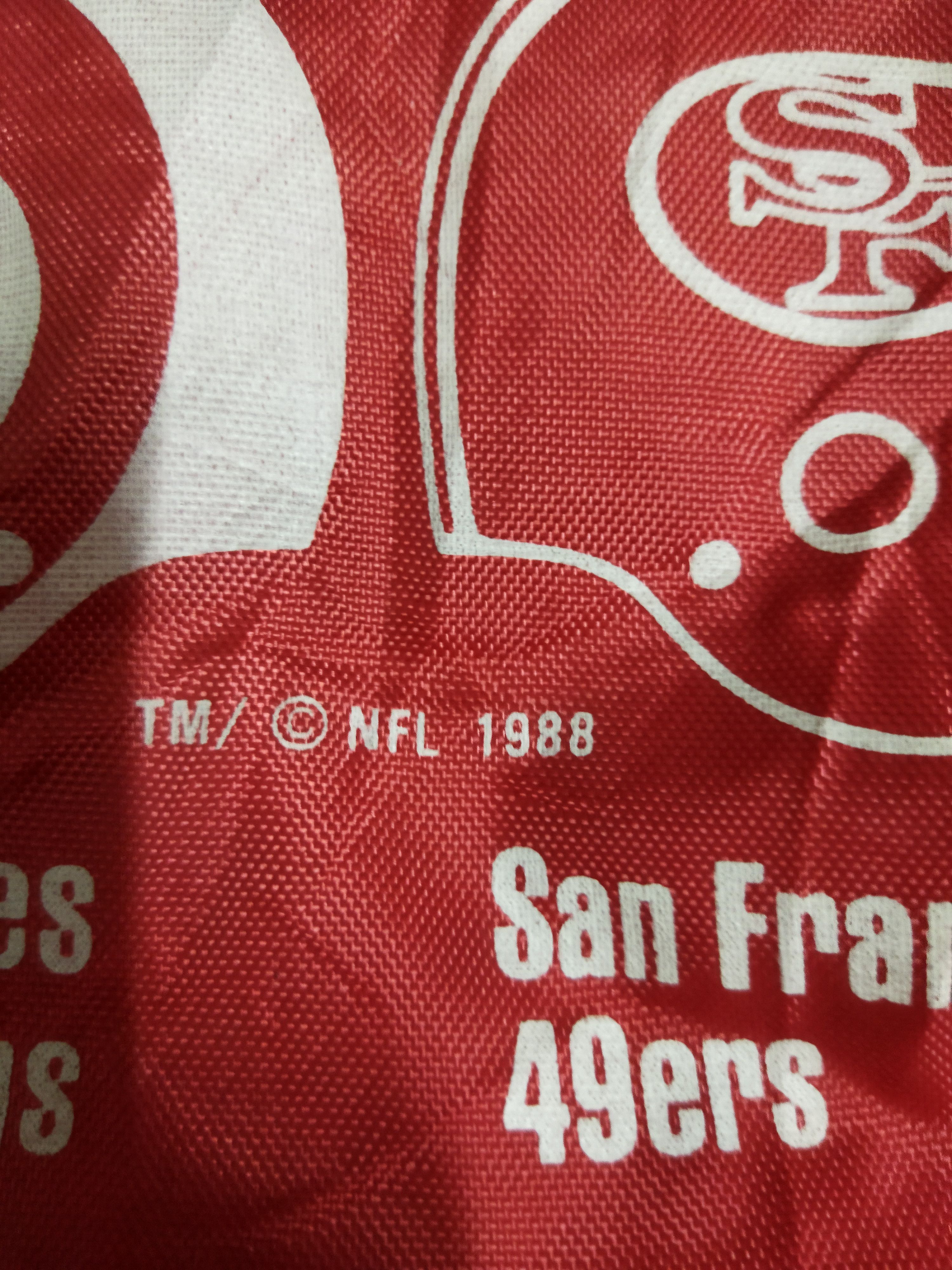 NFL Vintage 1988 San Francisco Toshiba Bag Size ONE SIZE - 5 Thumbnail