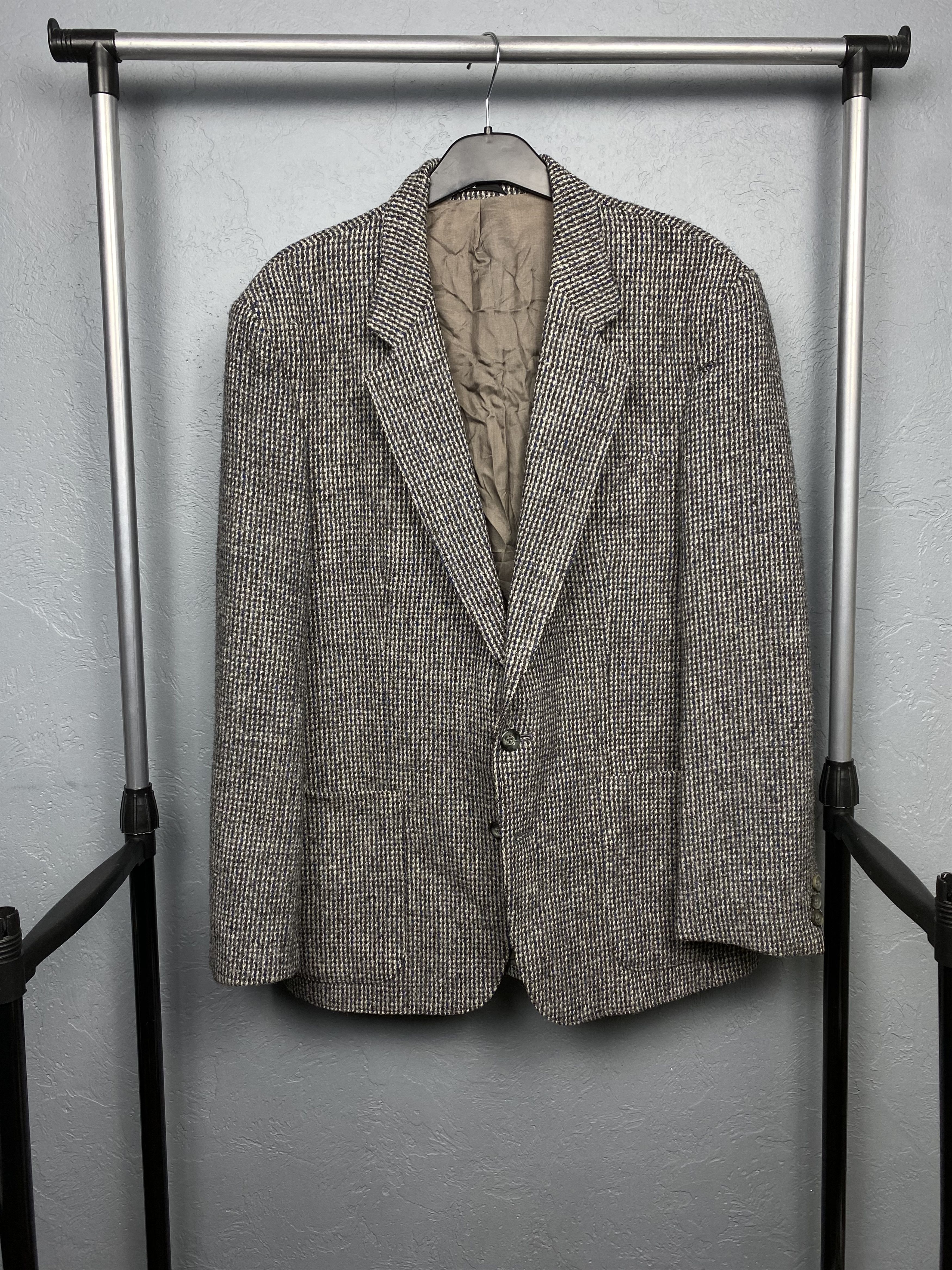 Harris Tweed Harris Tweed Wool Vintage Mens Two Buttons Blazer Jacket Size US L / EU 52-54 / 3 - 1 Thumbnail