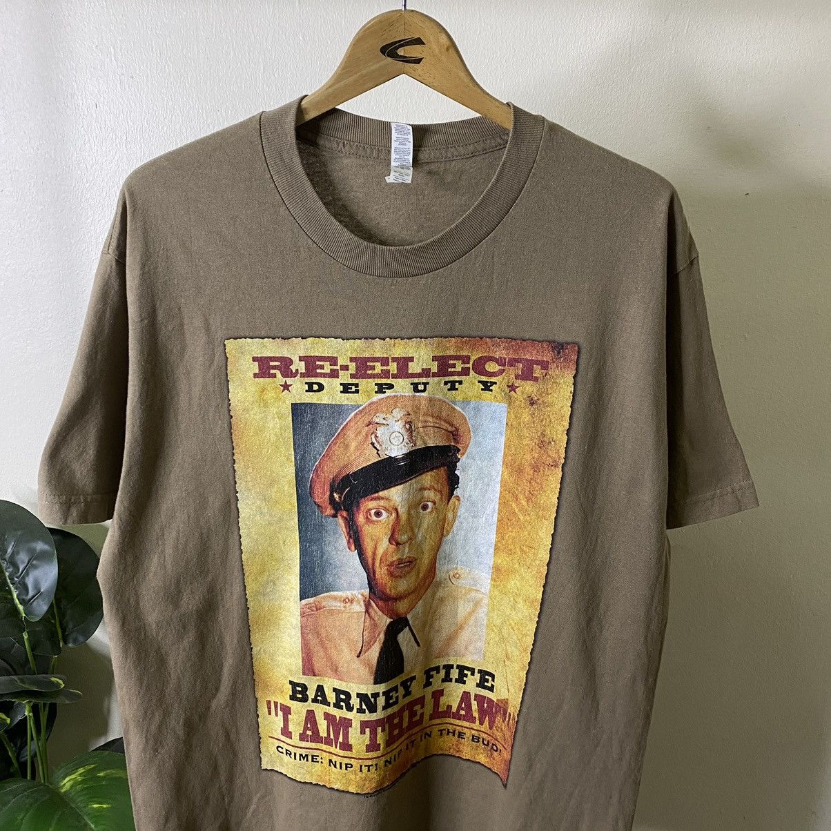 Vintage Y2K Barney Fife I Am The Law The Andy Griffith Show T Shirt Size US L / EU 52-54 / 3 - 2 Thumbnail