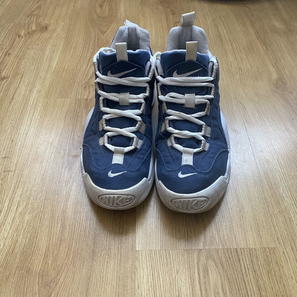 Nike × Vintage Nike Air B-Que Navi/White - Allah vintage 90’s rare Size US 11.5 / EU 44-45 - 4 Thumbnail