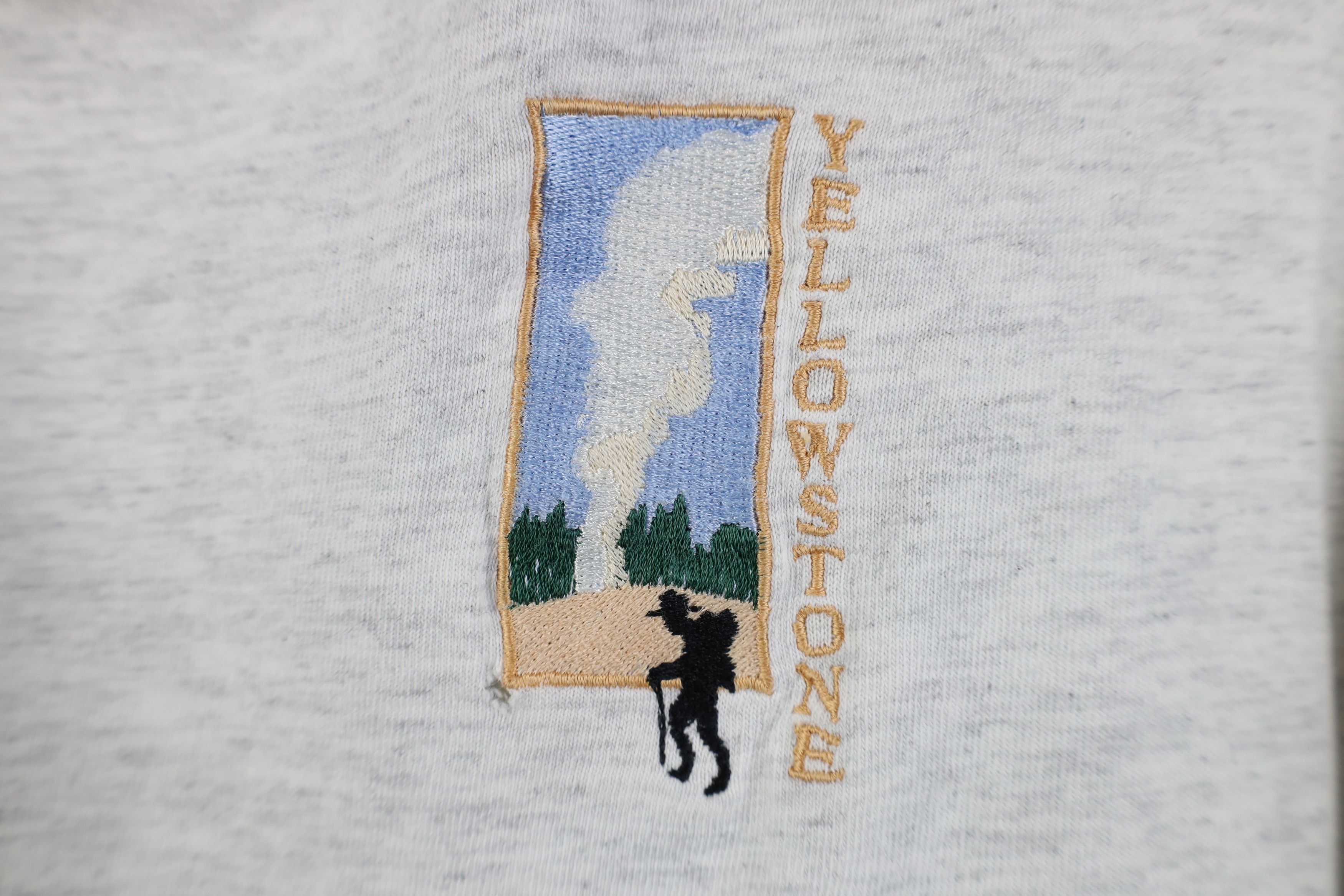 Vintage Vintage 90s Streetwear Yellowstone Long Sleeve T-Shirt Size US M / EU 48-50 / 2 - 4 Thumbnail