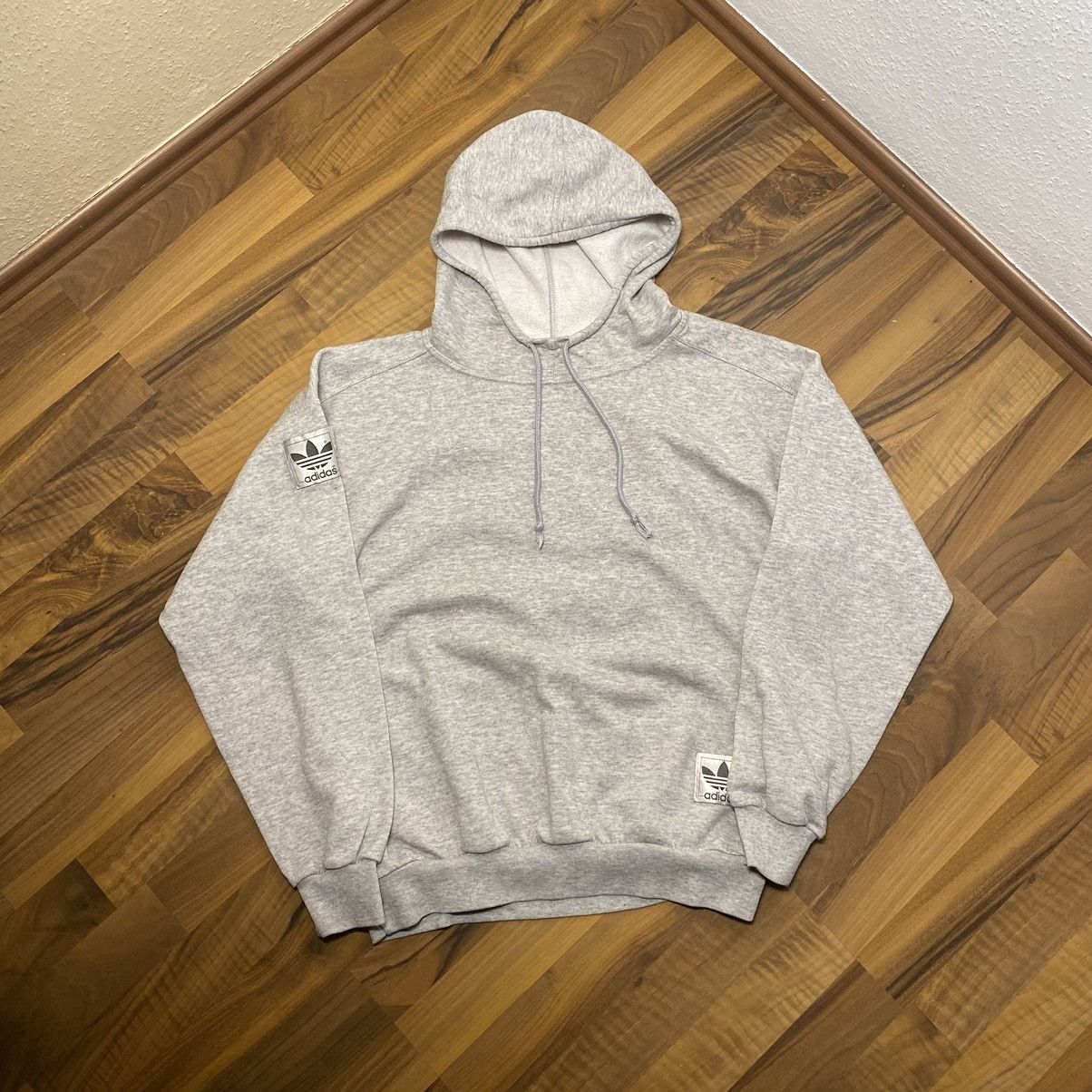 Adidas × Vintage Vintage 80s Hoodie Adidas Patch Size US S / EU 44-46 / 1 - 1 Thumbnail