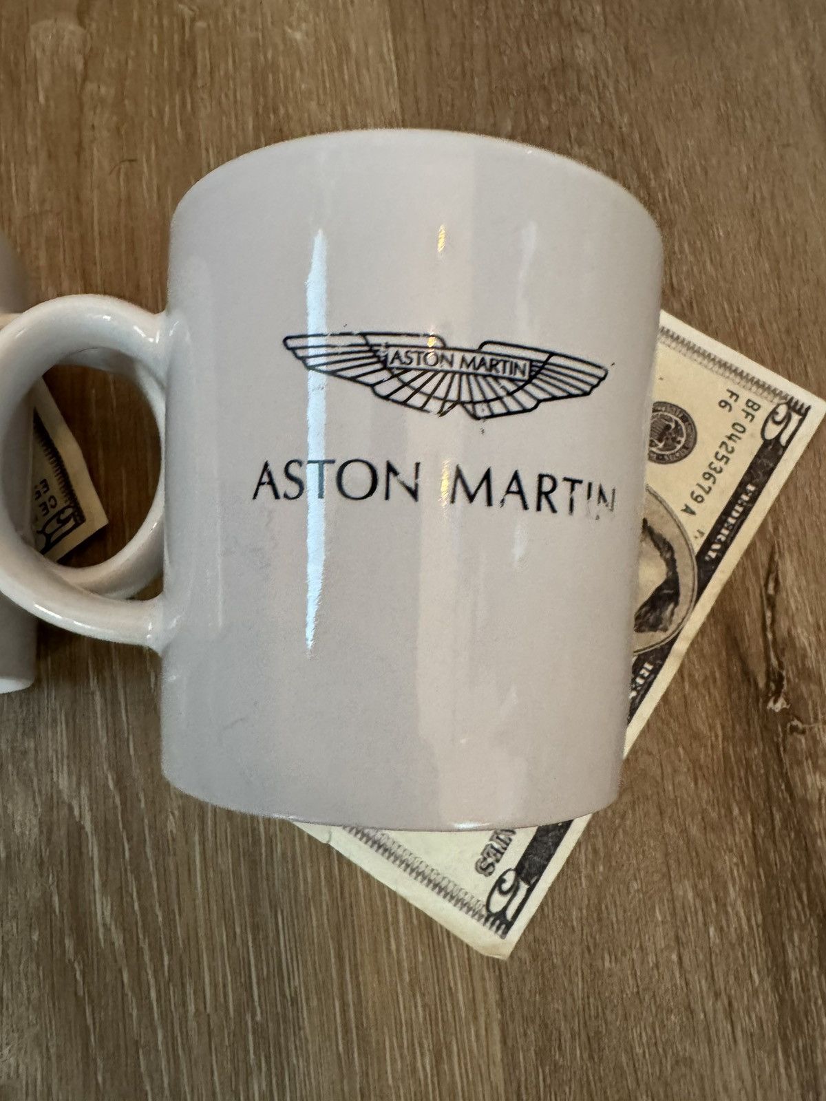 Lamborghini VINTAGE ASTON MARTIN LOGO COFFEE MUG SET (2 MUGS, USED) Size ONE SIZE - 10 Thumbnail