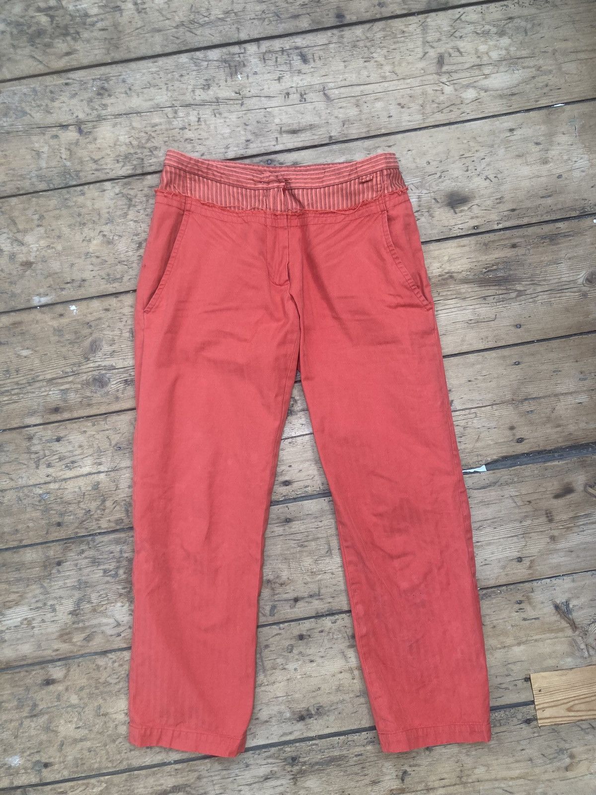 image of Ann Demeulemeester 3/4 Pants in Red, Women's (Size 26)