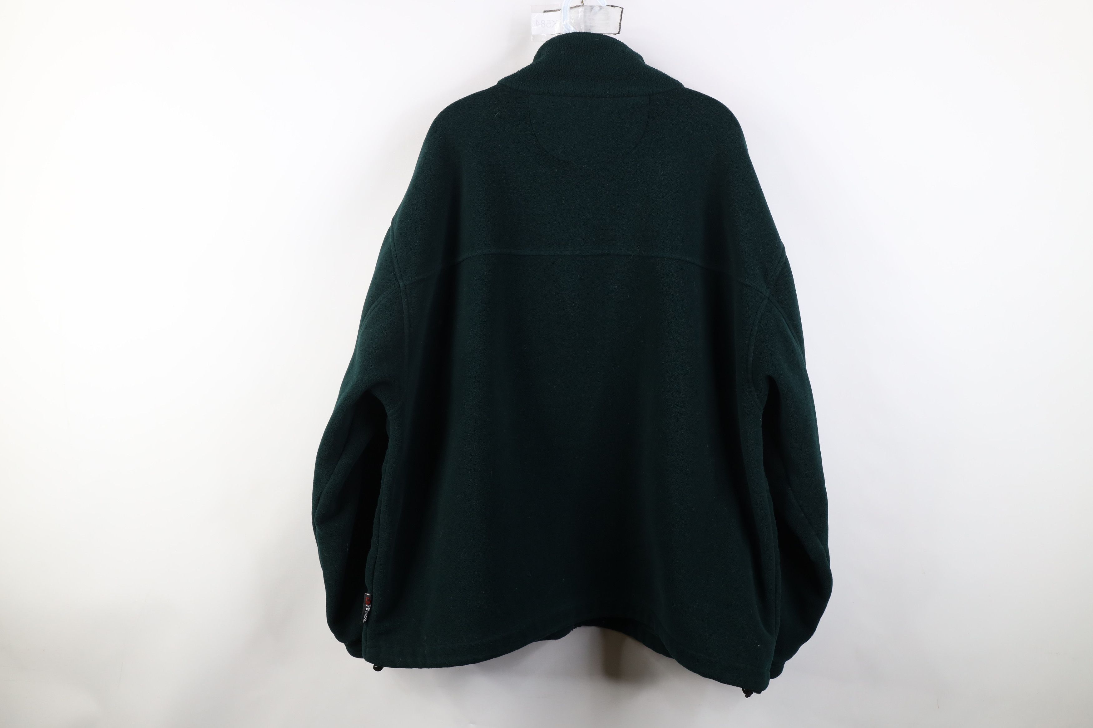 Cabelas Vintage 90s Cabelas Heavy Polartec Fleece Zip Jacket Green Size US XXL / EU 58 / 5 - 13 Thumbnail