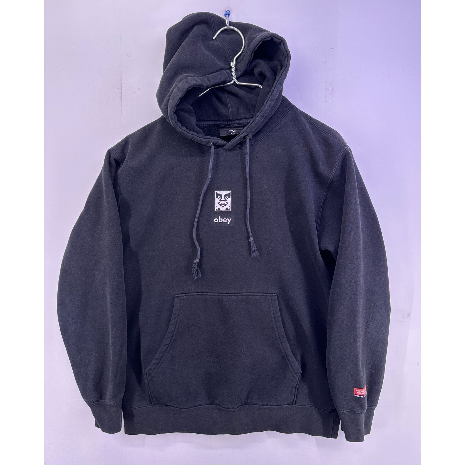Obey OBEY Worldwide Black Hoodie White Print Size Small Size US S / EU 44-46 / 1 - 2 Thumbnail