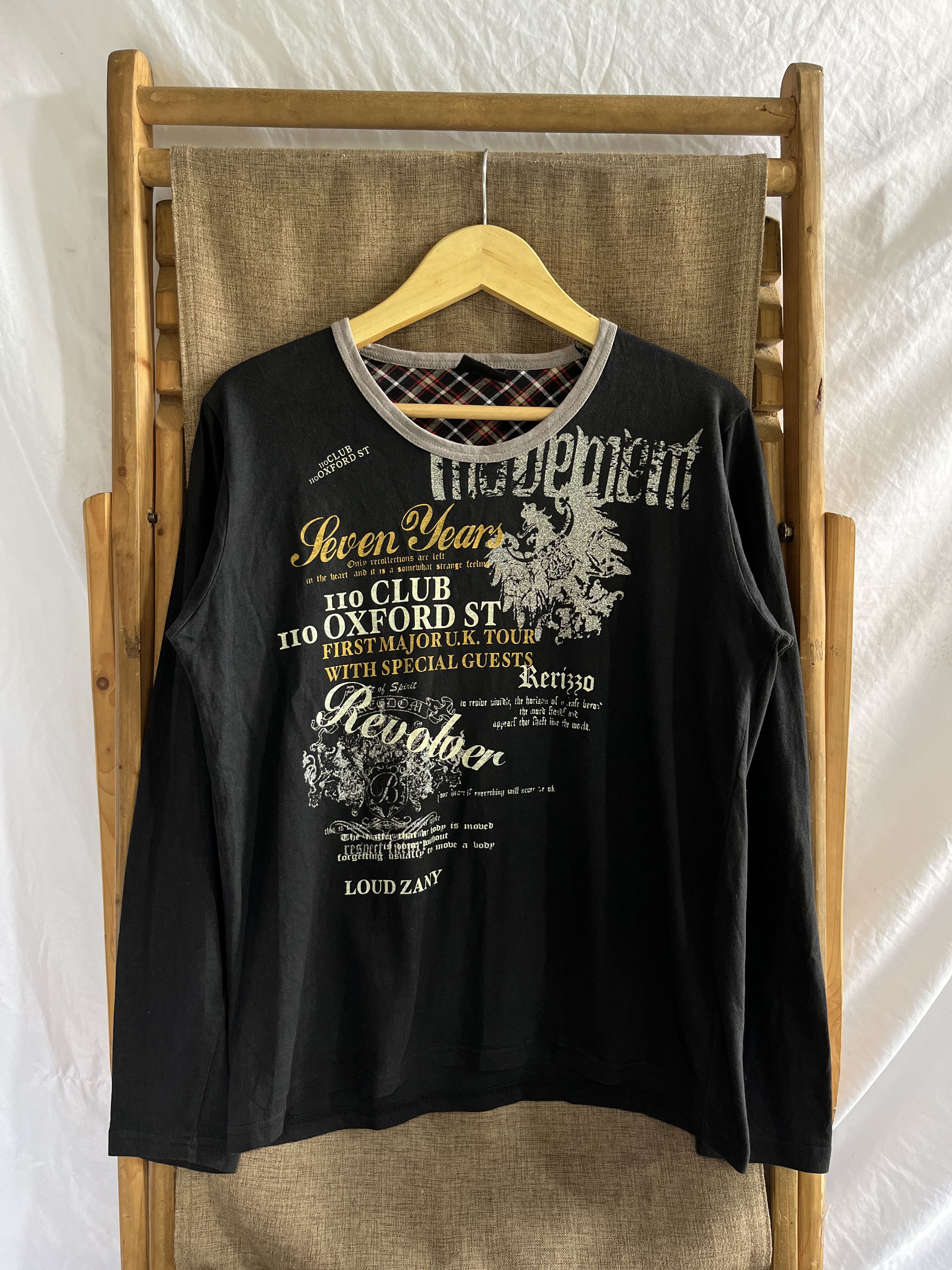 14th Addiction × Japanese Brand × Le Grande Bleu (L.G.B.) Beans House Japanese Brand Poem Vkei T-shirt Size US M / EU 48-50 / 2 - 1 Thumbnail