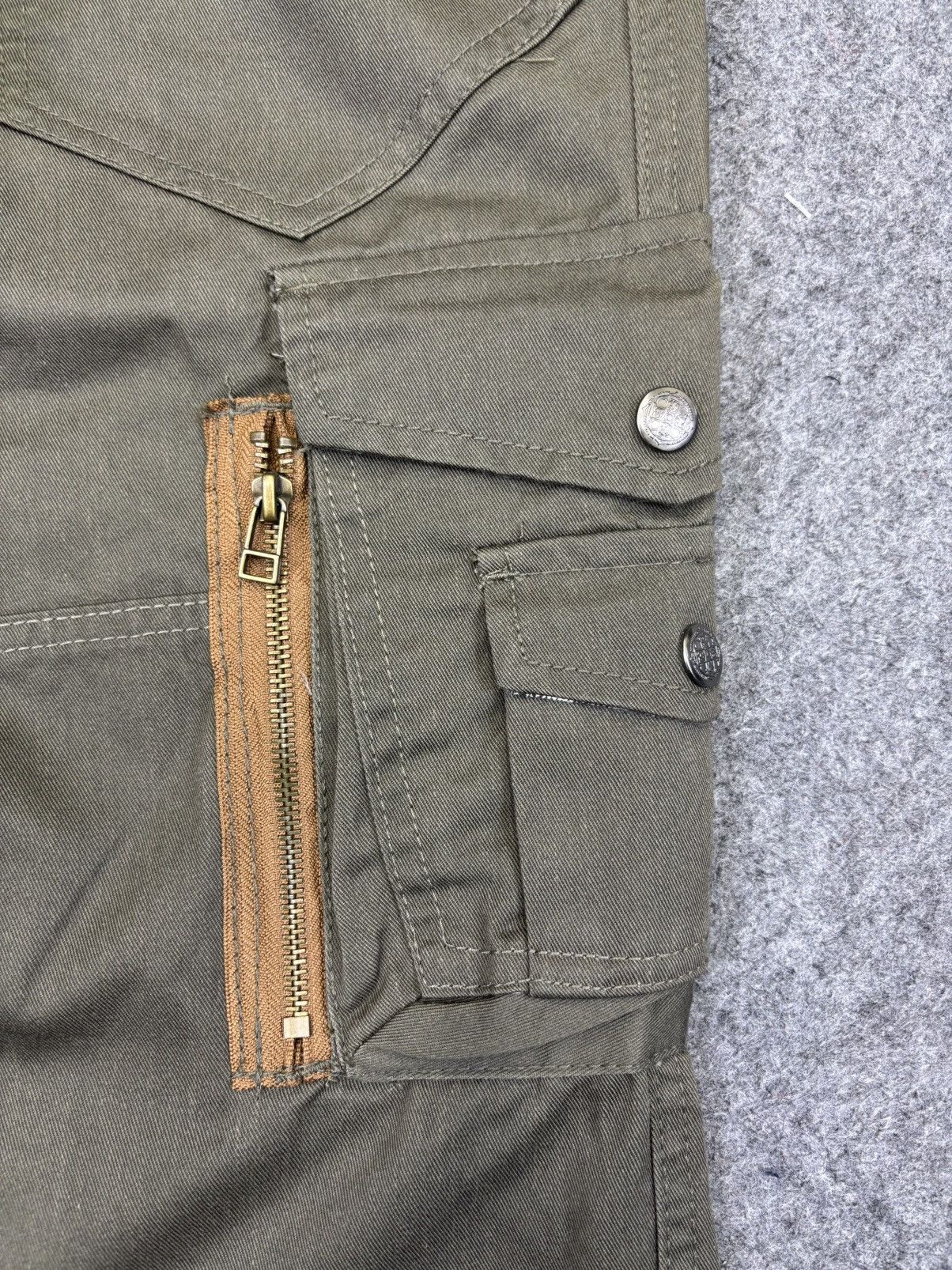 Japanese Brand 💥FLARE💥Aldelio Tctcal Multipocket Military Cargo Pant F933 Size US 30 / EU 46 - 6 Thumbnail